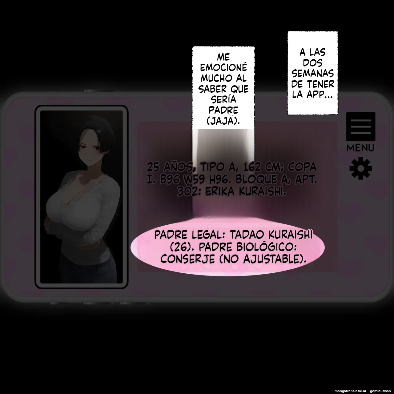 Kanri apuri de manshon juunin shihai, kanrinin akachan taku tamago sa se-houdai 1 - Panic america (Spanish) MTL 36eme image