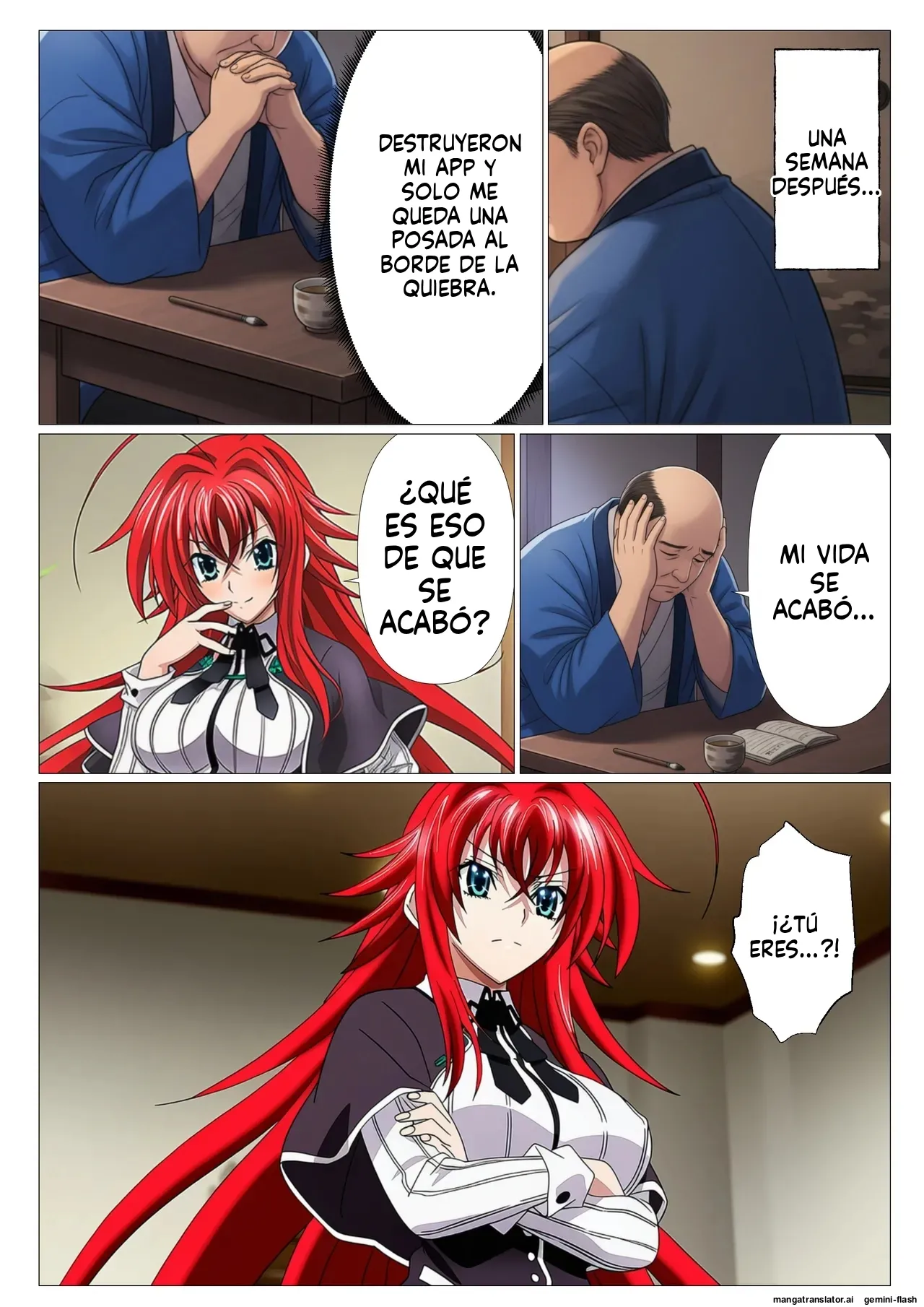 High School DxD Hot Spring Inn Edition Hypnotized Occult Research Club (Spanish) MTL 68eme image