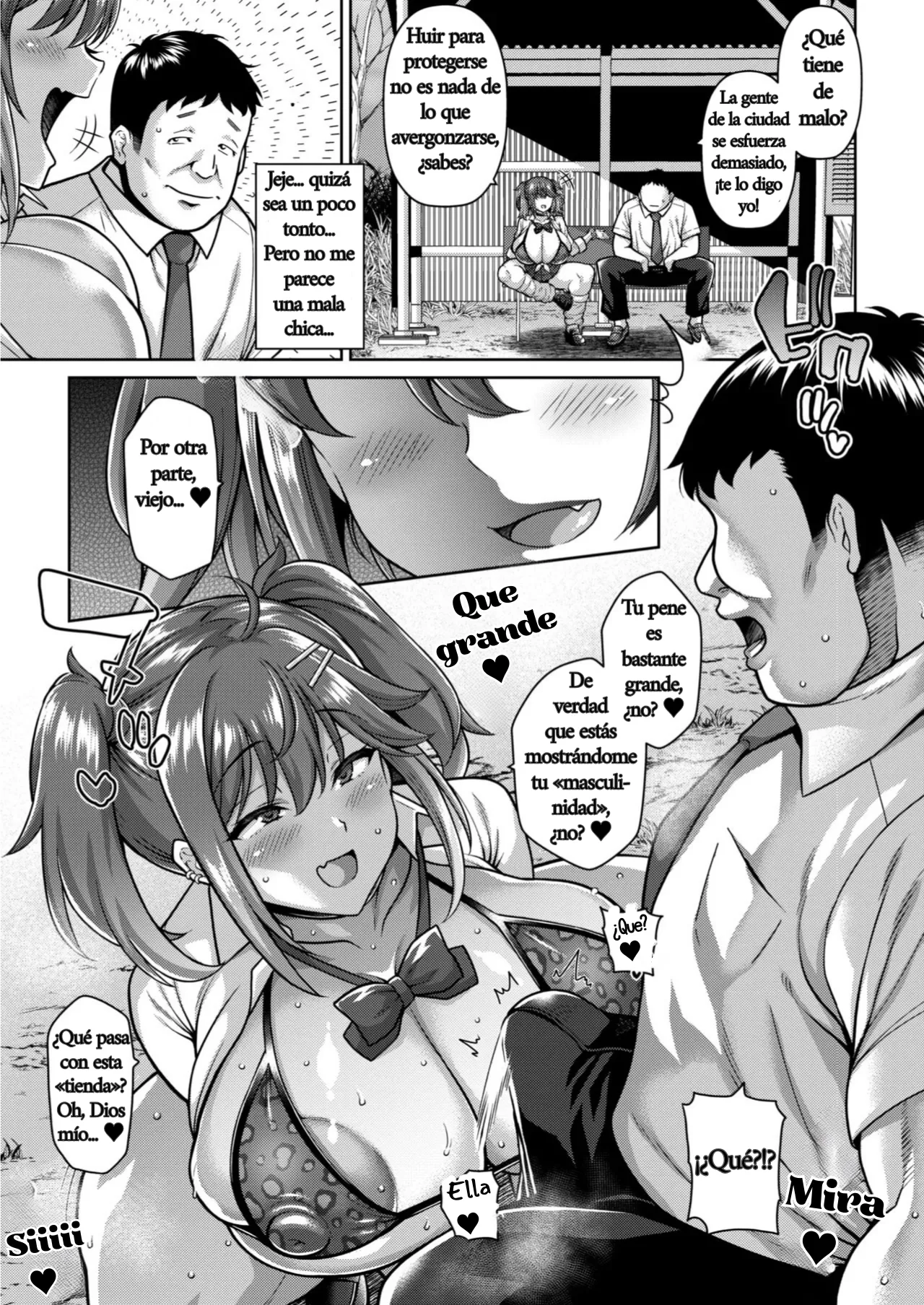 [Tanuking Sleep (Drachef)] Bitch in the Bus Stop!｜Una Perra en la parada de áutobus [Español] [Digital] 이미지 번호 4