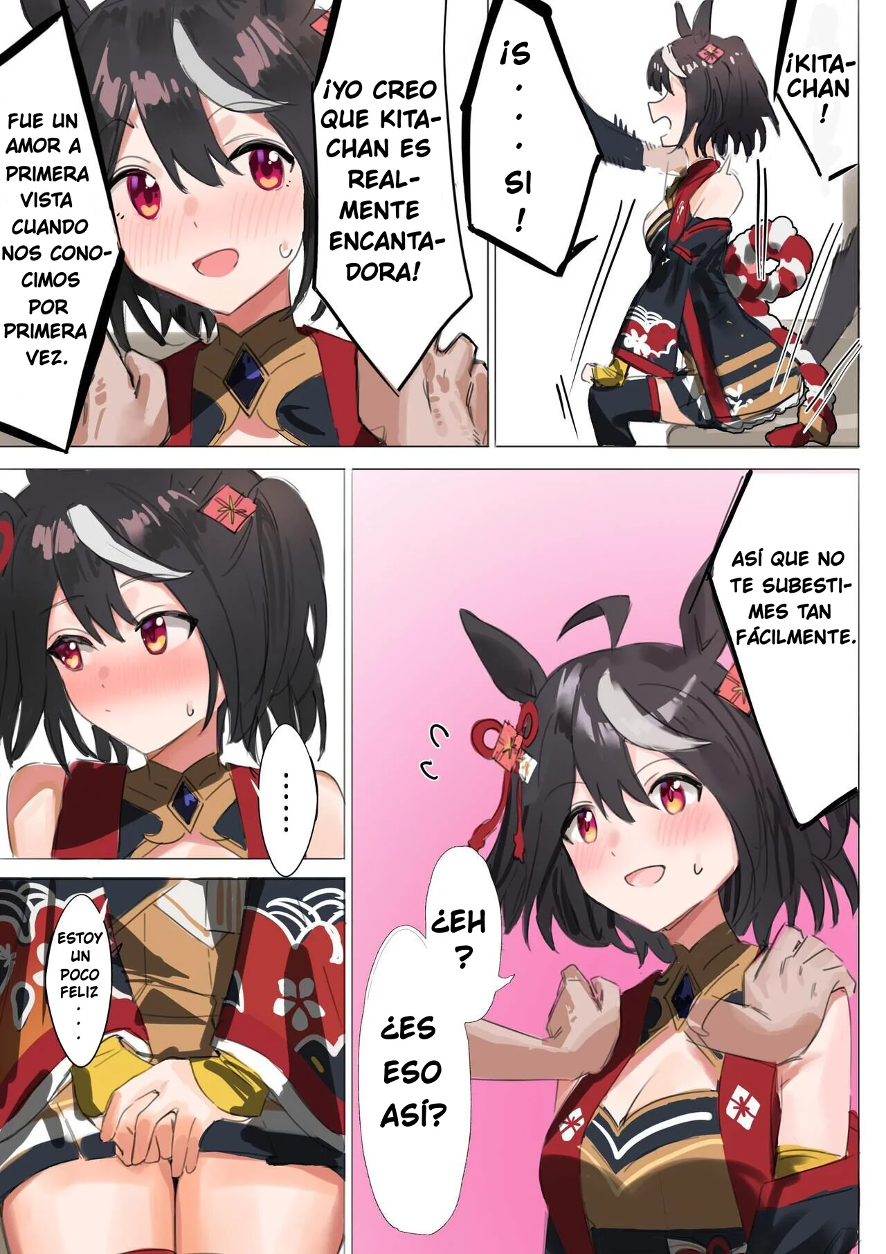 [Awei] Kitasan Umapyoi｜Kitasan Enamorada (Uma Musume Pretty Derby) [Spanish] [SigmaDeltaXD] [Decensored] 图片编号 3