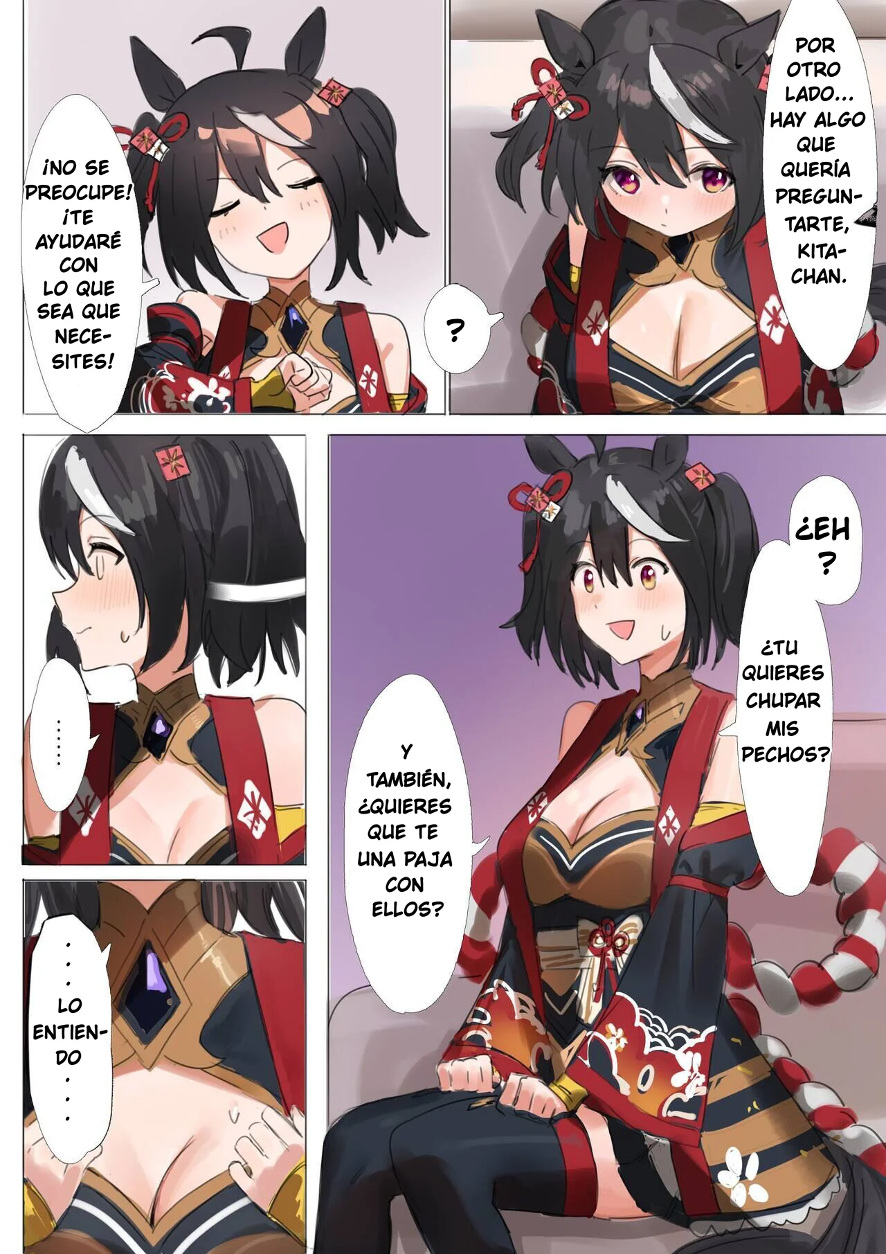 [Awei] Kitasan Umapyoi｜Kitasan Enamorada (Uma Musume Pretty Derby) [Spanish] [SigmaDeltaXD] [Decensored] 图片编号 4