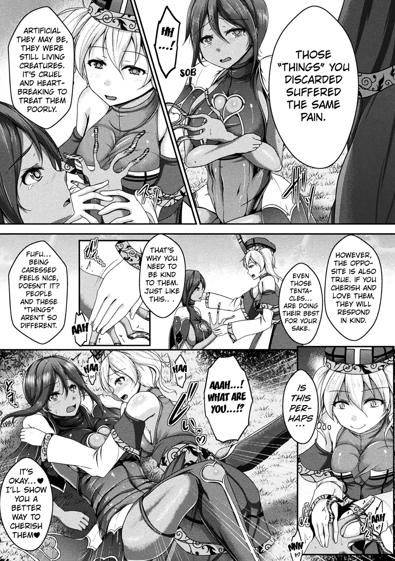 [Reiha] Tentacles Are Living Things Too, So Be Gentle With Them ([Anthology] 2D Comic Magazine Shokushu Les Vol. 2) [Digital] [English] [Kuraudo] numero di immagine  5