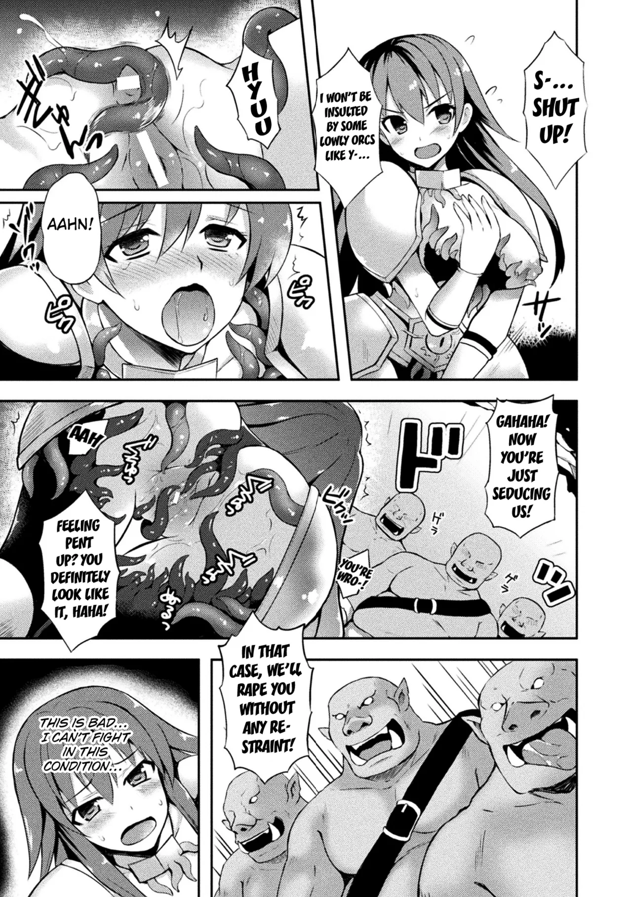 [Tenro Aya] Female Warrior Flare And The Cursed Lewd Armor (Tentacle Holic) [English] [Kuraudo] image number 9