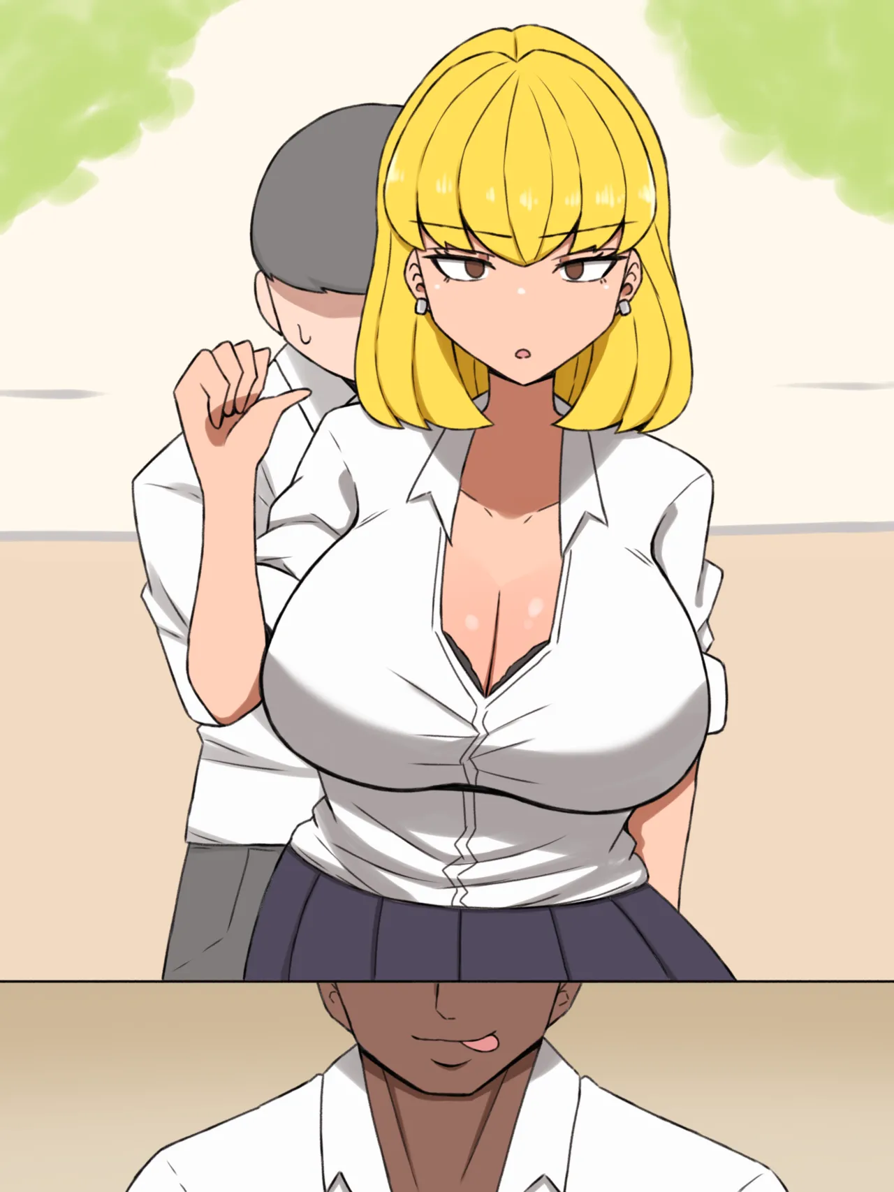 [やせい生はむ] 外国人転校生に堕とされるオタクに優しいギャル изображение № 4