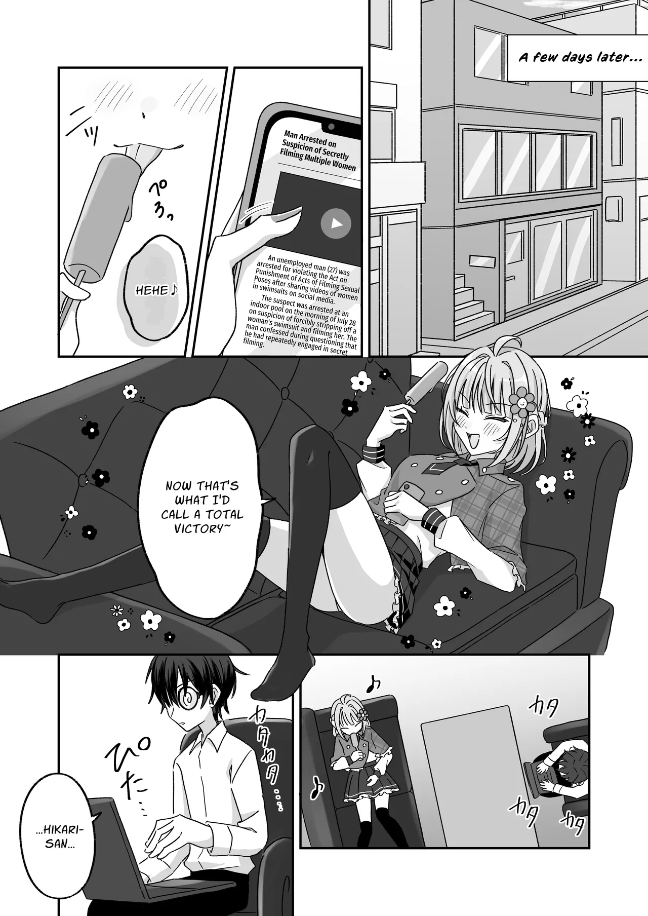 [P&I (Natsuume)] Pool de Kyousei Porori!? Mizugi Bijo wo Nerau Hentai Otoko wo Tsukamaero! + -AFTER- | Poolside Exposure!? Catch The Pervert That Targets Swimsuit Beauties! + ~AFTER~ [English] [Cunny Garden] 이미지 번호 22