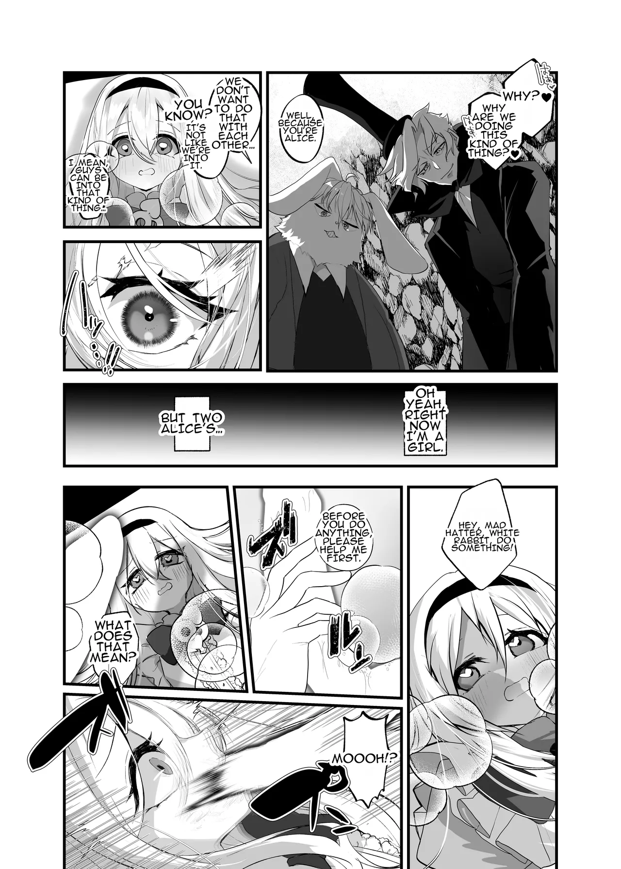 [Amulai Okashi Seisakusho (Yamamoto Fcn)] Anata wa Fushiginokuni no TS Arisu | You are TS Alice in Wonderland imagen número 15