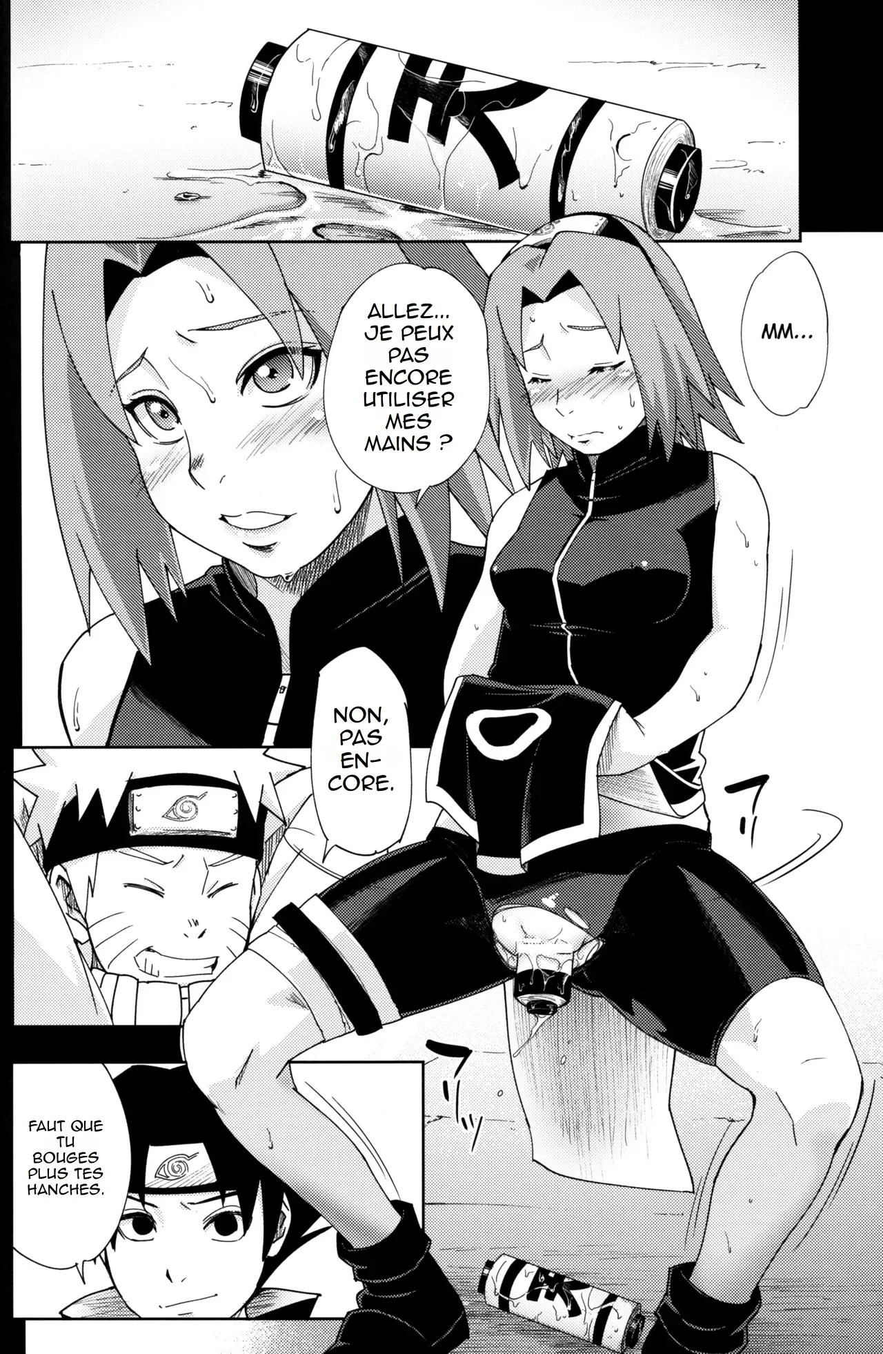 (C96) [Karakishi Youhei-dan Shinga (Sahara Wataru)] Nanahan no Himatsubushi (Naruto) [French] (hentailuxe.com) numero di immagine  17