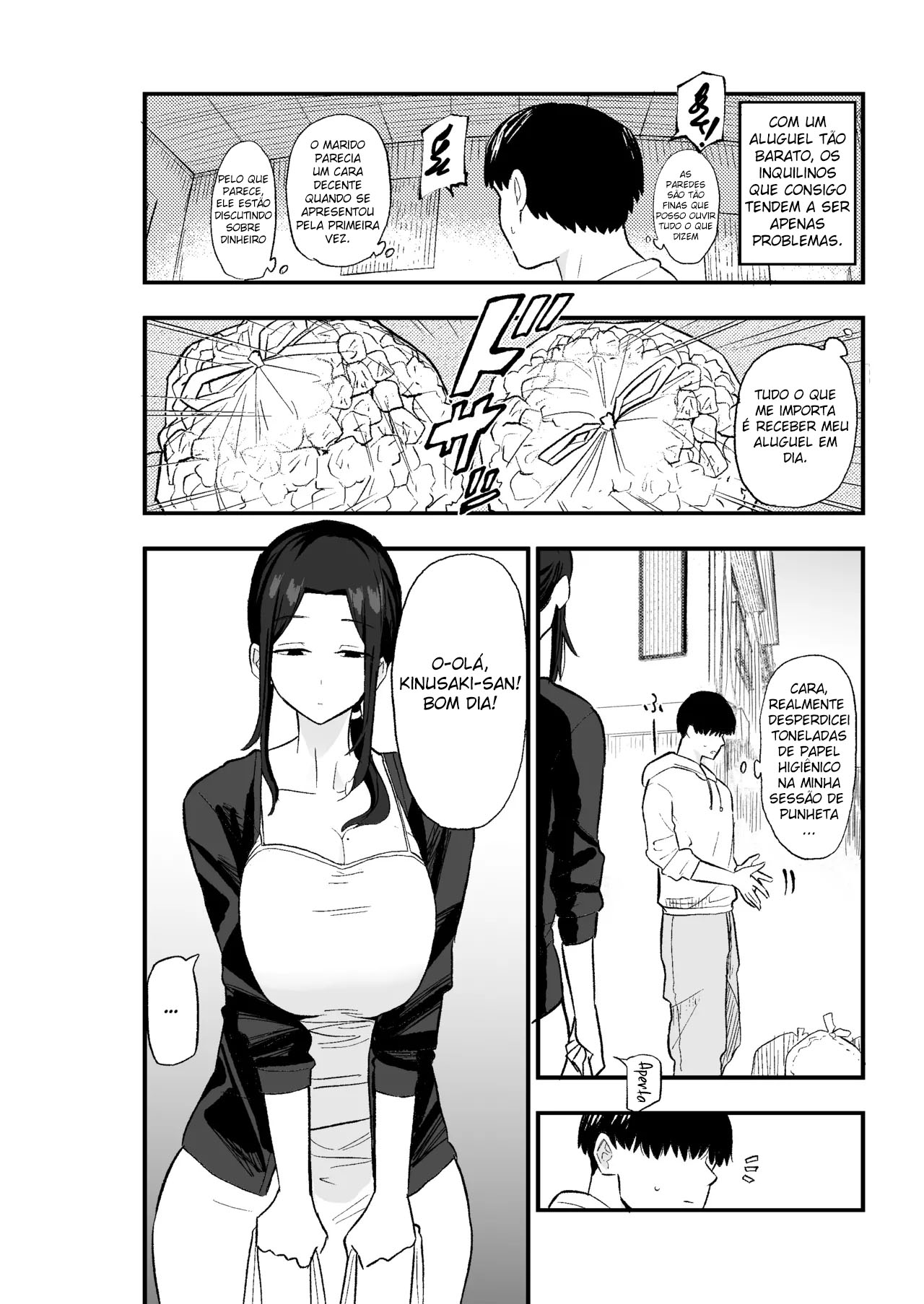 [Kamejirouya-san (Kametaro)] Taihai Tsuma: Taihaikei Hitotsuma o Yachin Kawari ni Koki Tsukaeru Hanashi [Portuguese-BR] 图片编号 7