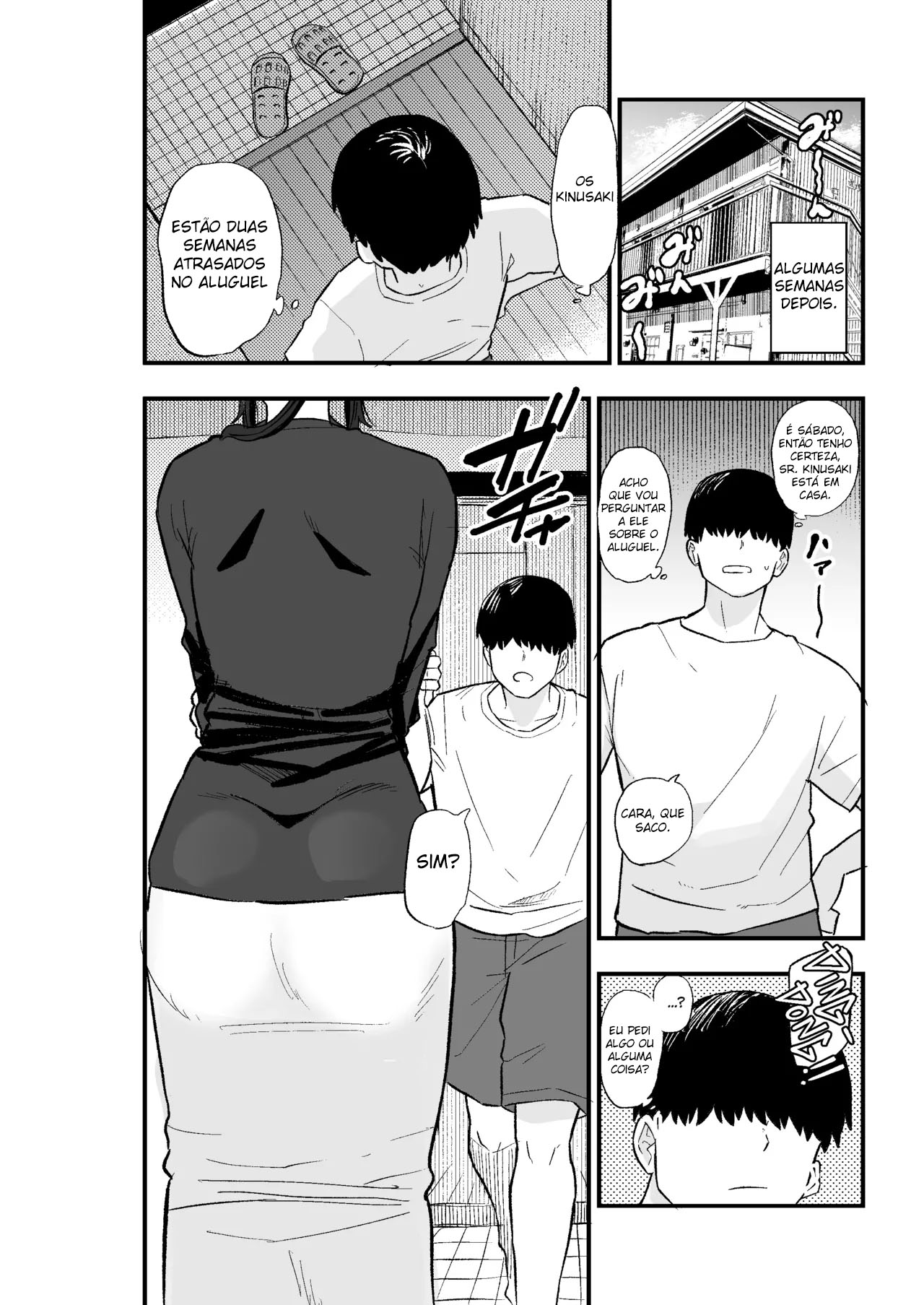 [Kamejirouya-san (Kametaro)] Taihai Tsuma: Taihaikei Hitotsuma o Yachin Kawari ni Koki Tsukaeru Hanashi [Portuguese-BR] 图片编号 9