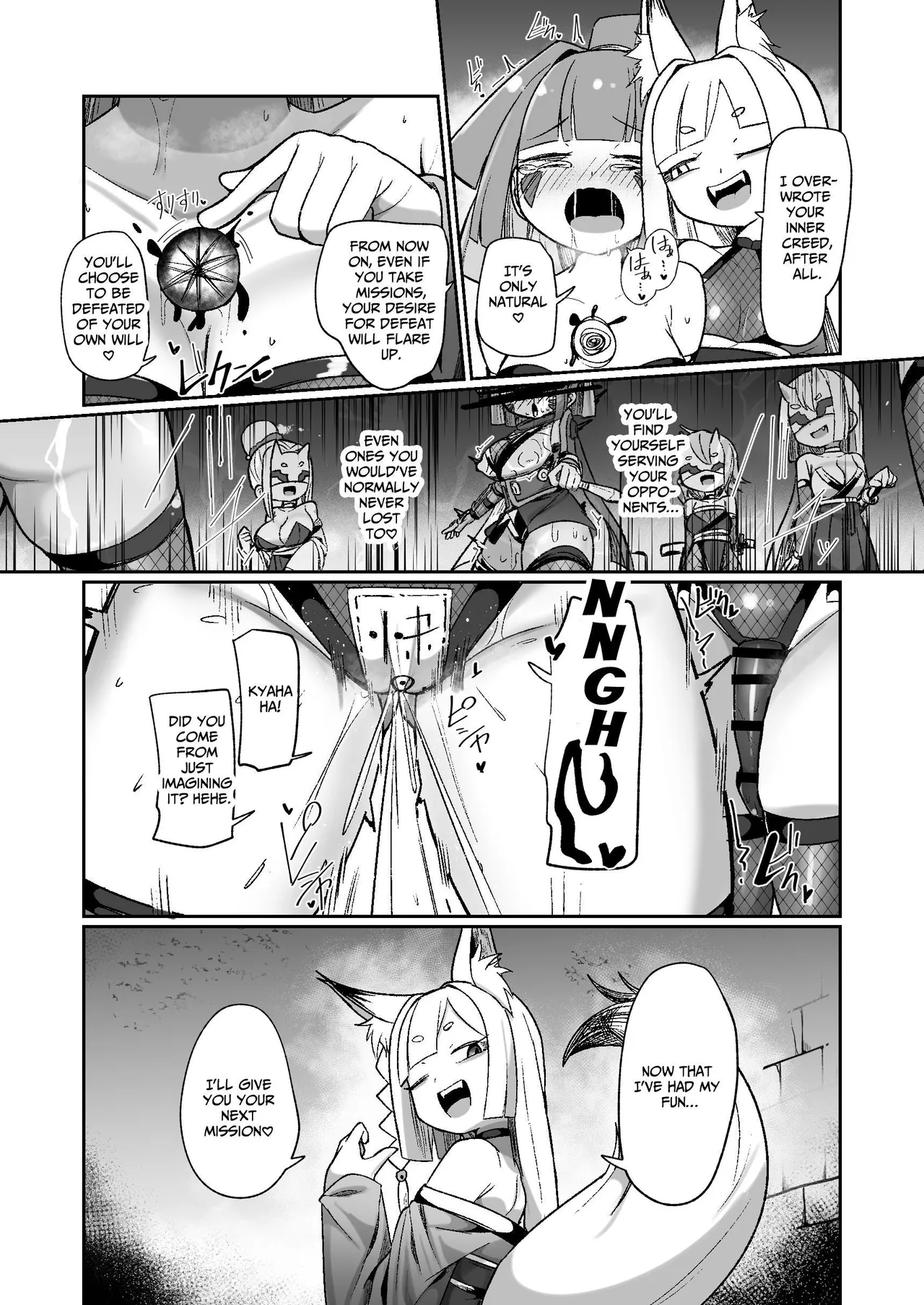 [Echie Kokufuku Aka (Monota)] Kunoichi Rin no Make Zome Choukyou ~Itsutsu no Hi Ana to Saidai no Jakuten~ | Kunoichi Rin’s Loser Training ~The Five Nodes and her Greatest Weakness~ [English] [IXIA WORKS] [Digital] 图片编号 55