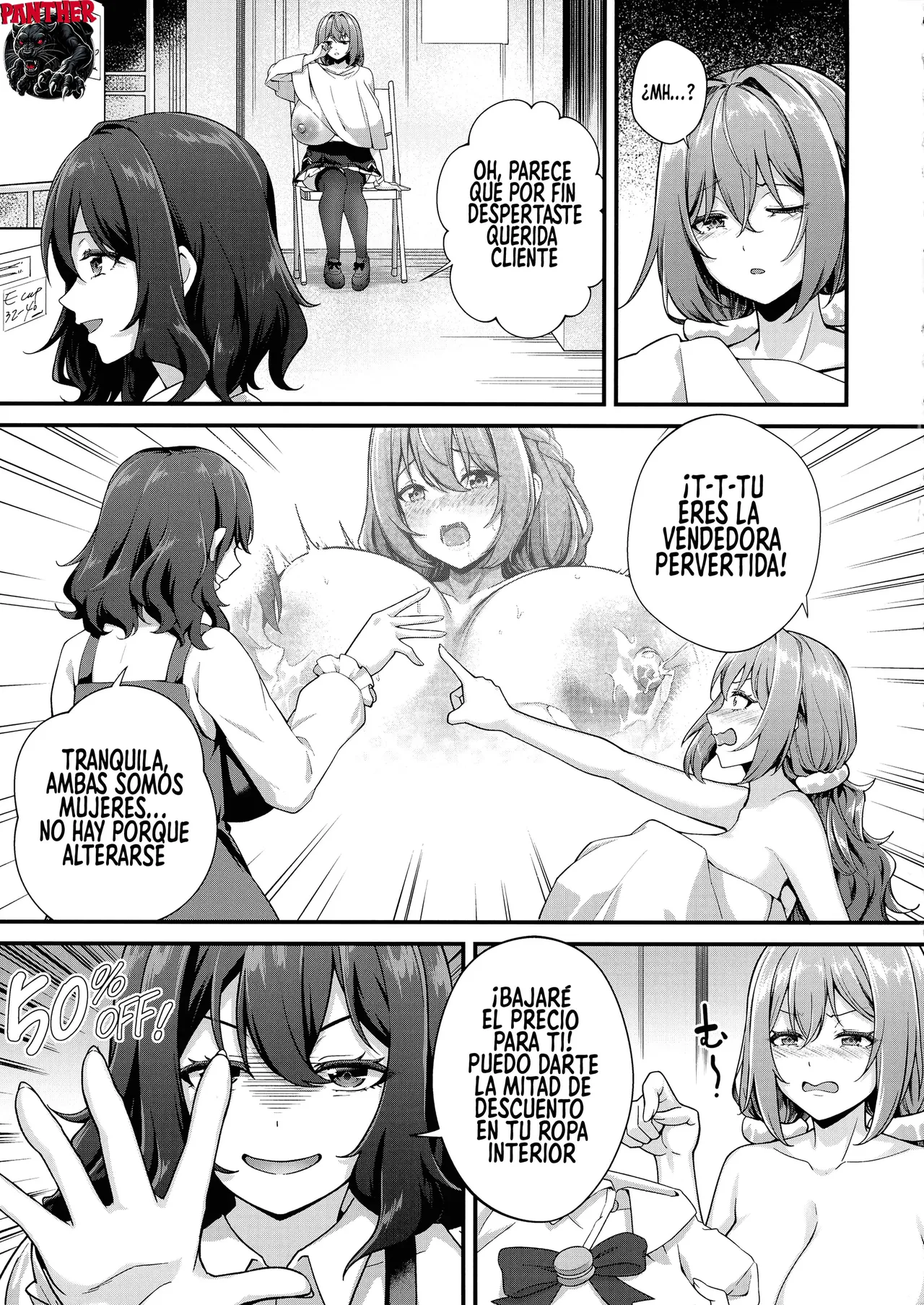 [Kannko Bokujyo (Kannko)] Choubakunyuu de Bonyuu Taishitsu no Watashi to Bakunyuu Daisuki Hentai Baito Senshi no Kusareen| Mi relacion con una trabajadora obesesionada con las tetas y la leche materna [Spanish] [Panther Scan] [Digital] 이미지 번호 11