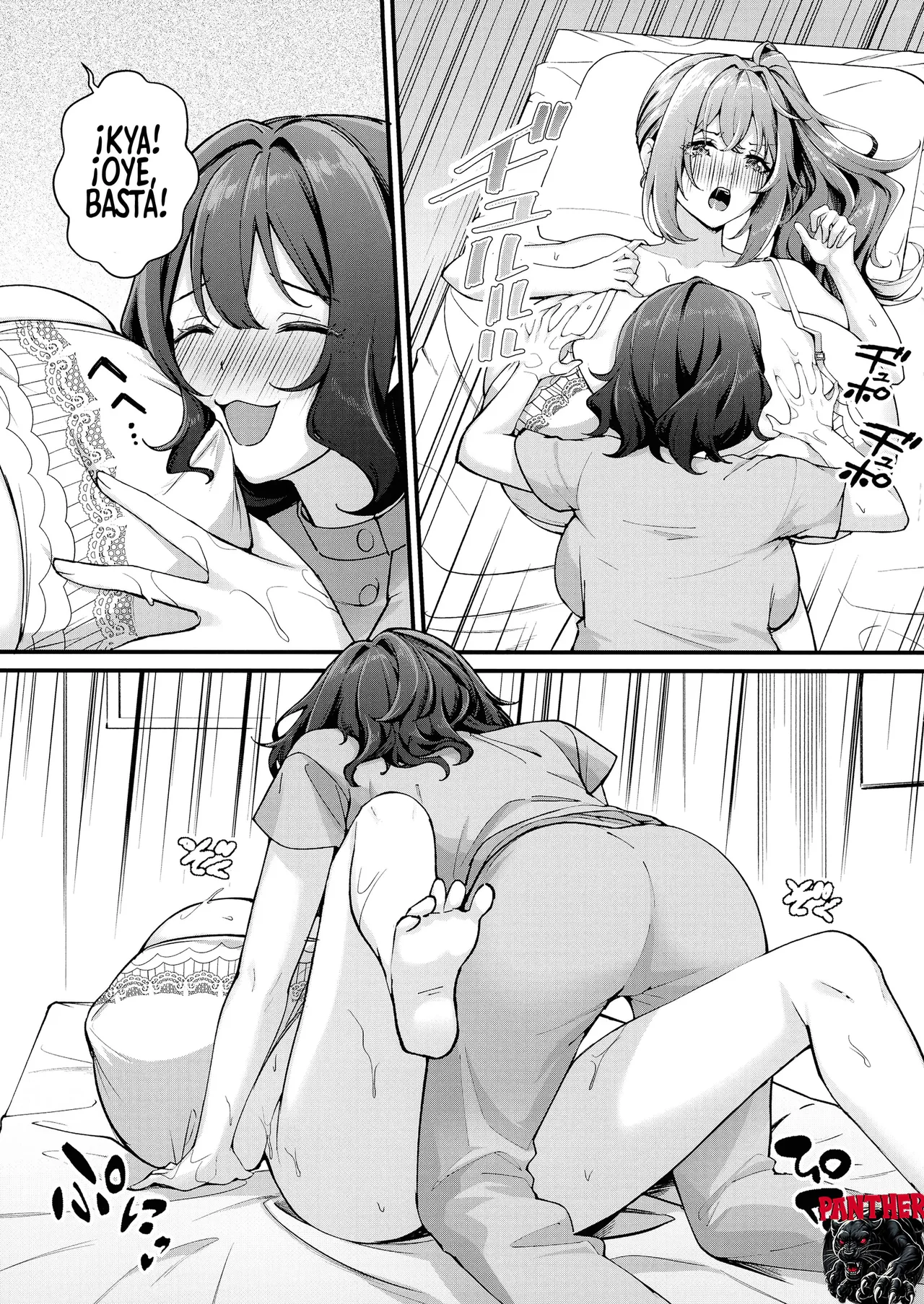 [Kannko Bokujyo (Kannko)] Choubakunyuu de Bonyuu Taishitsu no Watashi to Bakunyuu Daisuki Hentai Baito Senshi no Kusareen| Mi relacion con una trabajadora obesesionada con las tetas y la leche materna [Spanish] [Panther Scan] [Digital] 이미지 번호 29