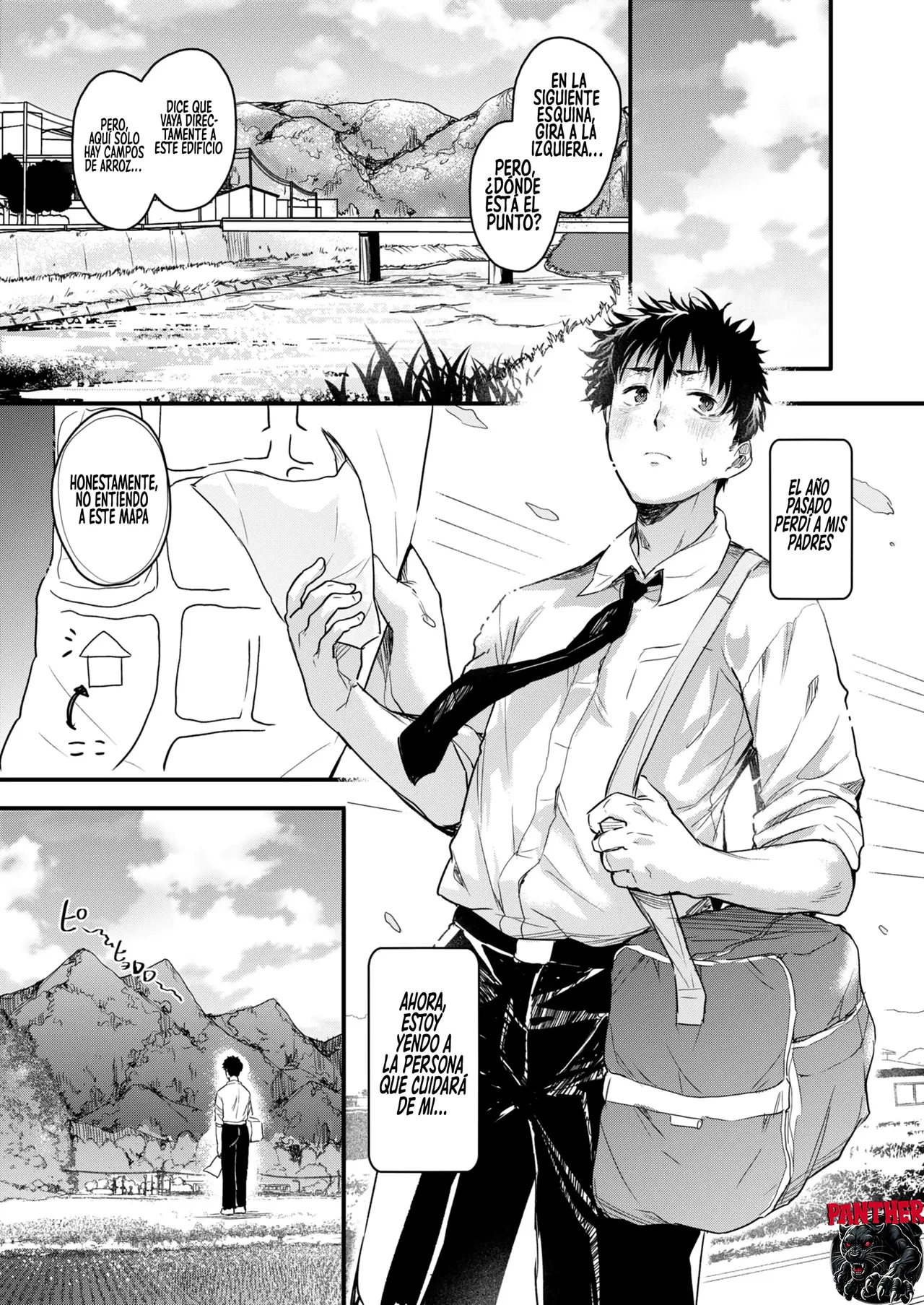 [Nasumu Nyuusangyou (Nusumusbim)] Boku no Seishun wa Inaka no Okaa-san datta| Mi despertar sexual fue con mi mama en el campo [Spanish] [Panther Scan] [Digital] 이미지 번호 2