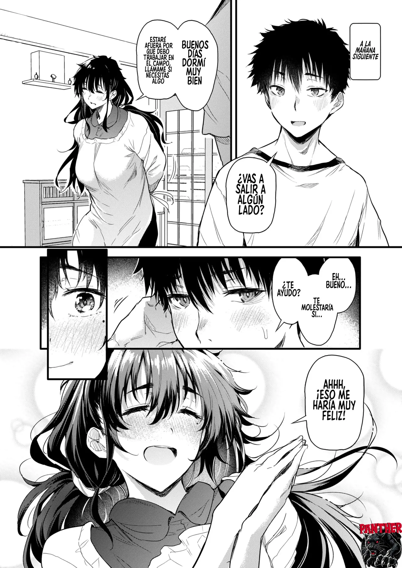 [Nasumu Nyuusangyou (Nusumusbim)] Boku no Seishun wa Inaka no Okaa-san datta| Mi despertar sexual fue con mi mama en el campo [Spanish] [Panther Scan] [Digital] 이미지 번호 13