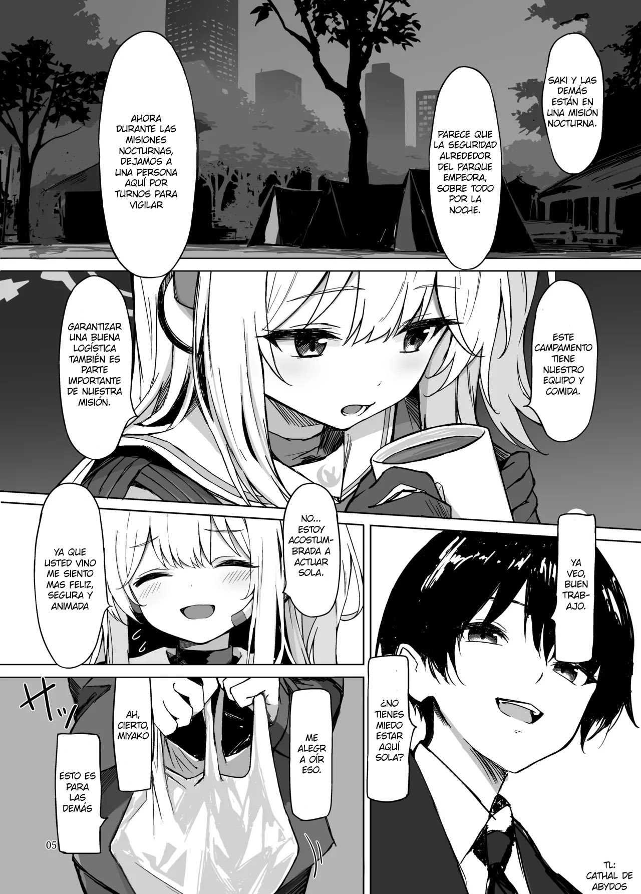 [Hagakure (Tateishi Kureha)]  La hisotria de una coneja solitaria (Blue Archive) [Digital] [Spanish] [Cathal de Abydos] 이미지 번호 6