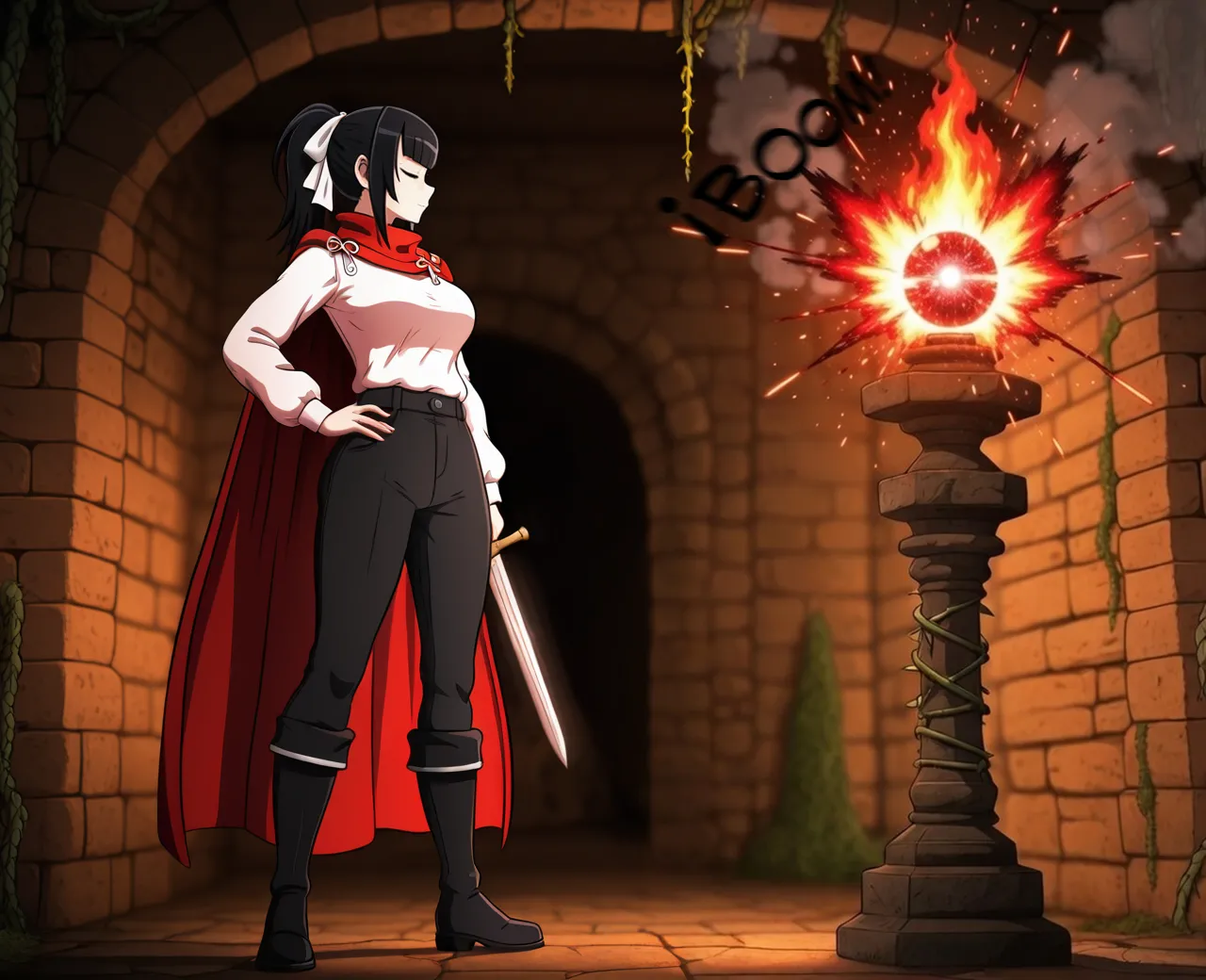 Overlord | Un dia en la vida de Narberal Gamma | [Buscando el tesoro perdido] | [AI Generated] 3eme image