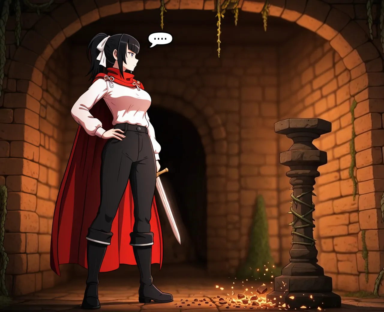 Overlord | Un dia en la vida de Narberal Gamma | [Buscando el tesoro perdido] | [AI Generated] 4eme image