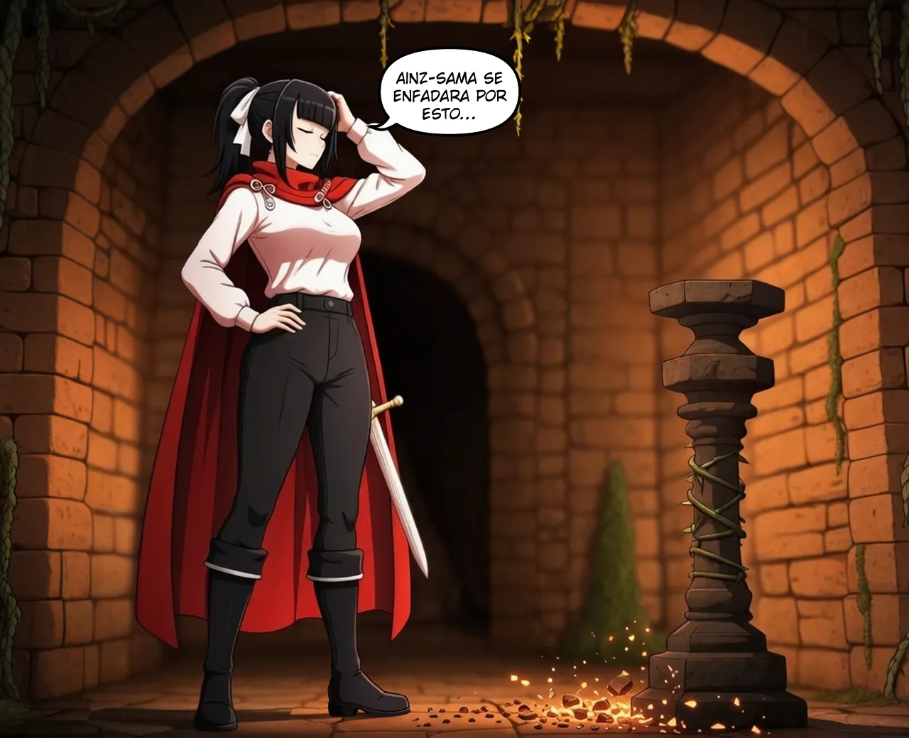 Overlord | Un dia en la vida de Narberal Gamma | [Buscando el tesoro perdido] | [AI Generated] 5eme image