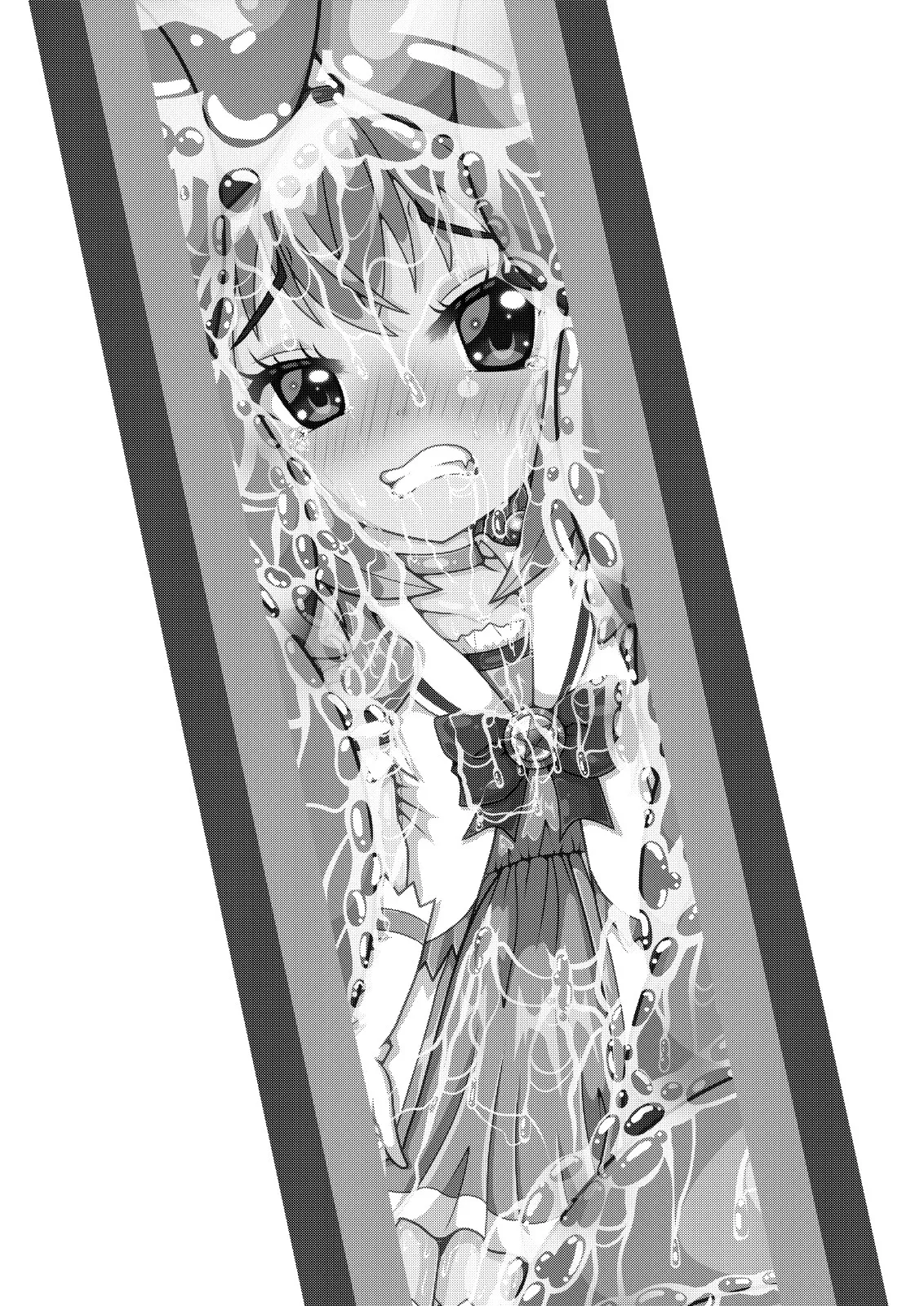 [Happongi Hills (SIS)] TS Mahou Shoujo Minato ~Kurione gata Monster ni Shokushu de Tsukamatte Marunomi Sarechau!? no Maki изображение № 15