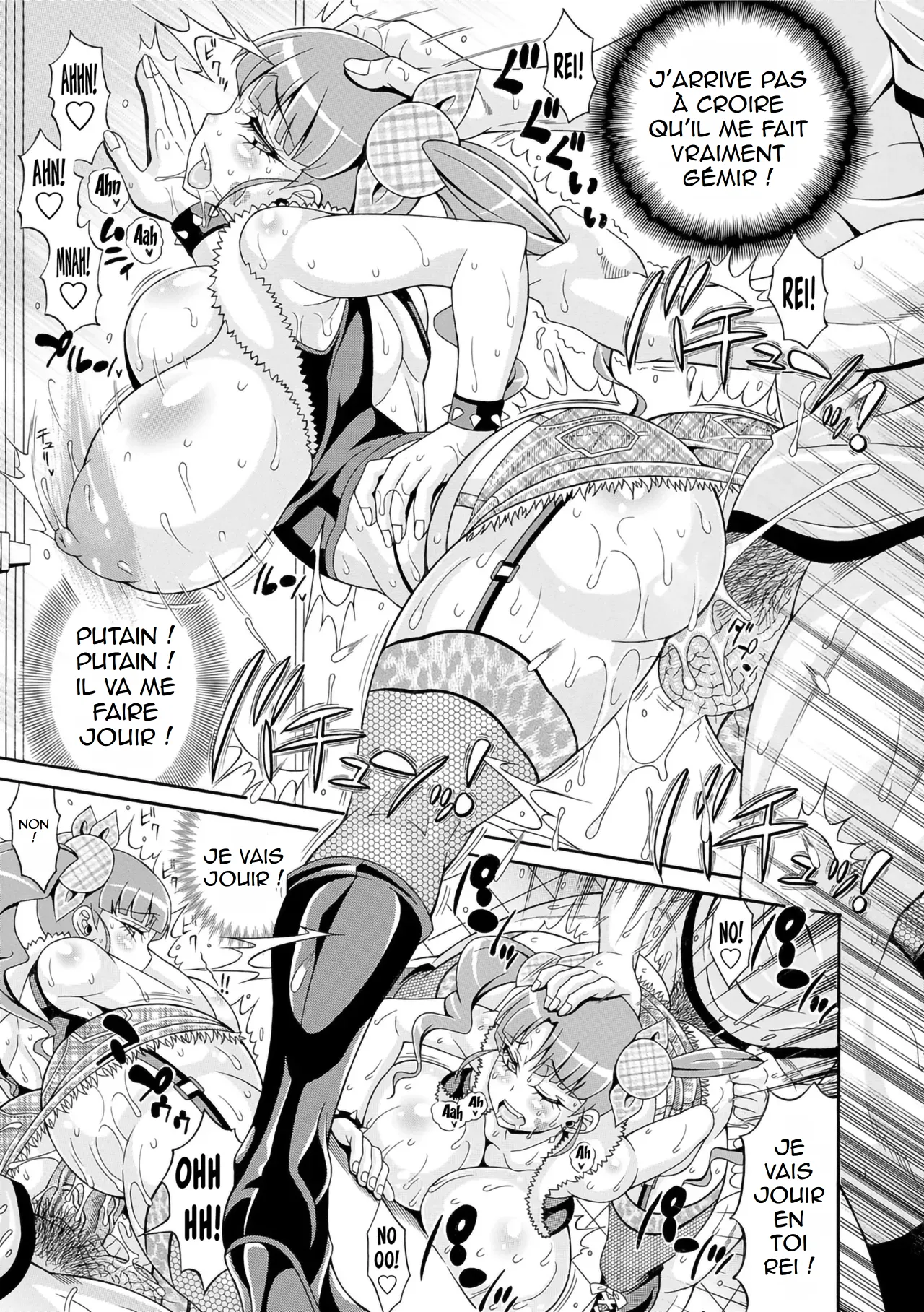 [Andou Hiroyuki] Zecchou Plus Nakadashi Minus Equal Zero (Pakopako Bitch ~Megamori! Mashimashi! Dosukebe Niku~) [Decensored] [French] (hentailuxe.com) изображение № 15