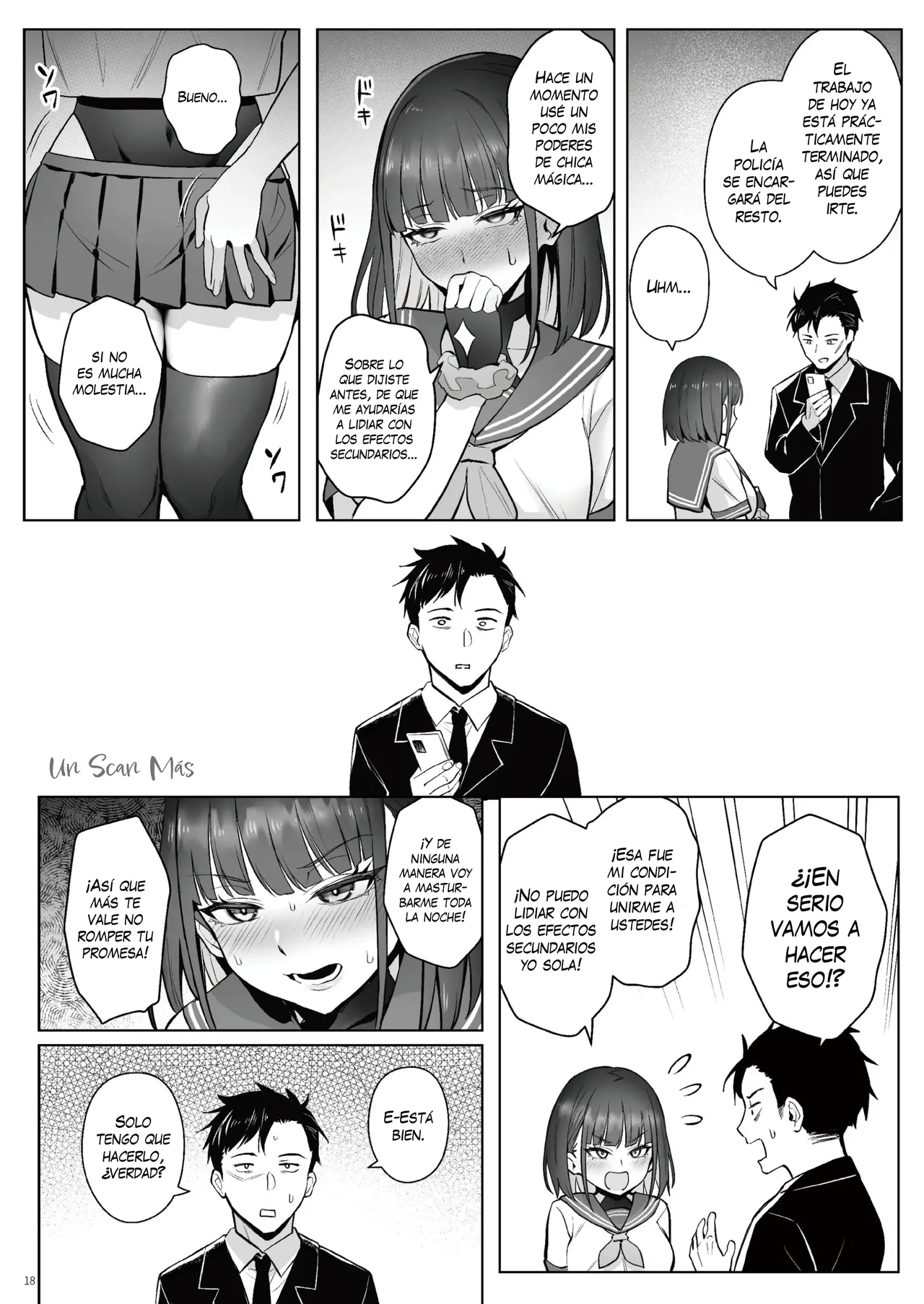 [COMEX (Zhen Lu)] Moto Mahou Shoujo no Shigoto Hanashi Ao Zenjitsutan | El Trabajo De La Ex Chica Mágica Azul ~Precuela~ [Spanish] [Un Scan Más] [Decensored] [Digital] 이미지 번호 16