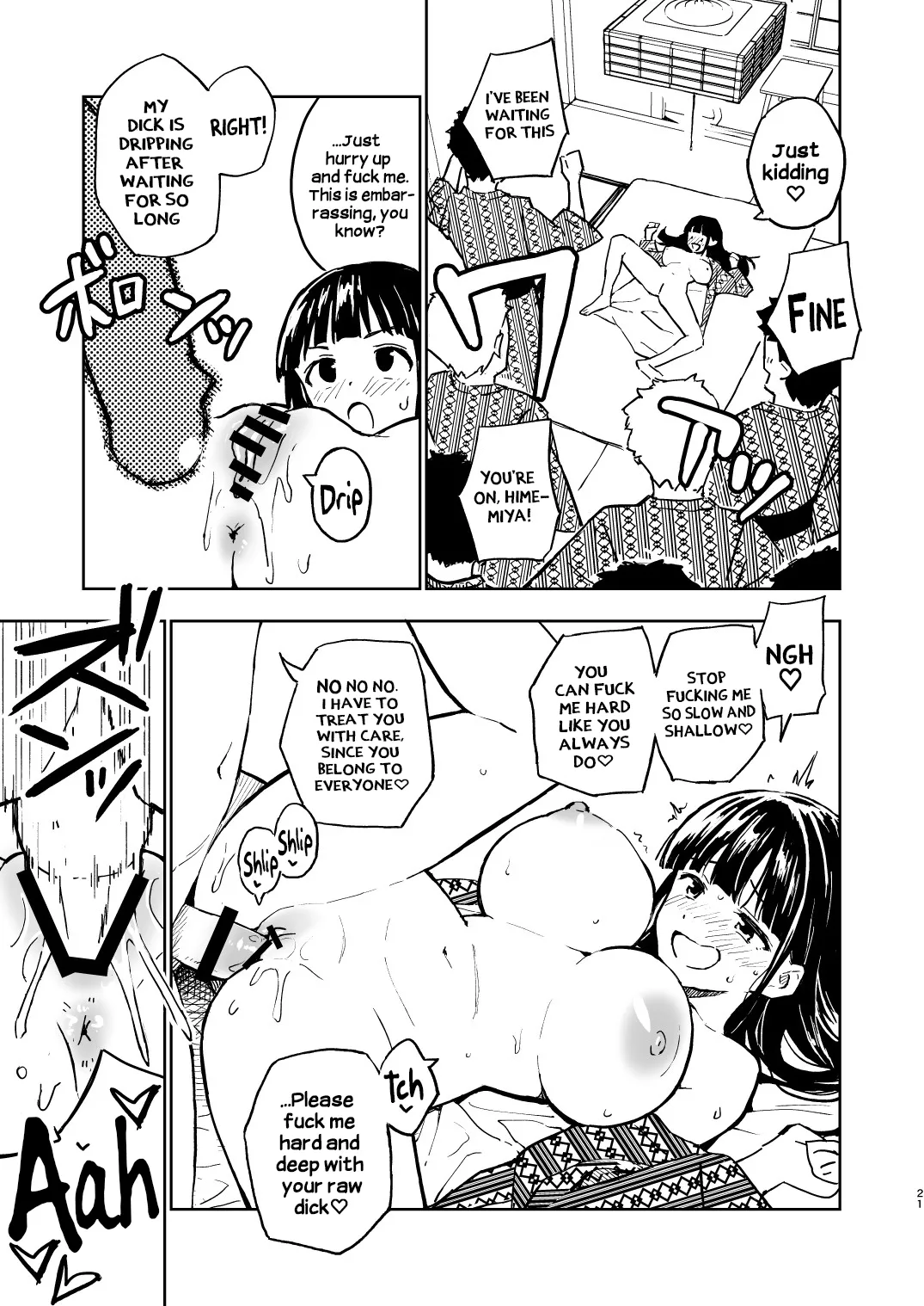 [Mirakoku (Yasumi Mirakichi)] 1-kagetsu Ninshin Shinakereba Otoko ni Modoreru Hanashi (4) | As Long As I Don't Get Pregnant for 1 Month, I'll Turn Back Into a Man (4) [English] [Hikari no Kaze] [Digital] Bildnummer 21