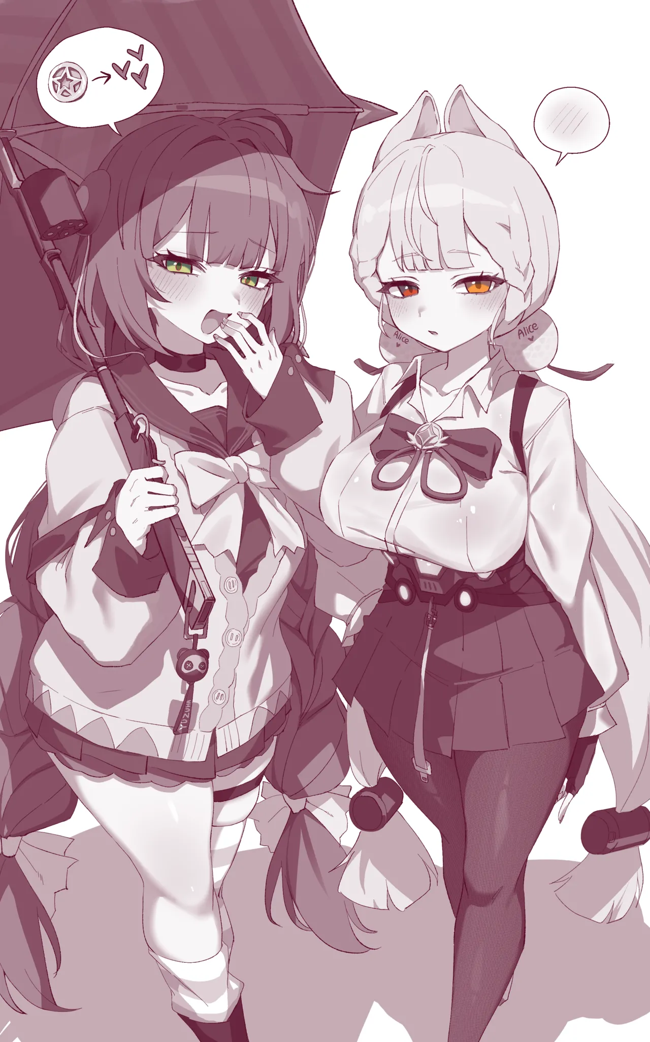 [HHyH] ZZZ) Yuzuha & Alice (Zenless Zone Zero) 图片编号 3