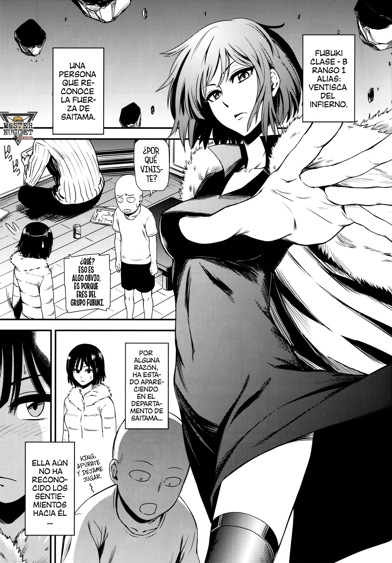 (C86) [Kiyosumi Hurricane (Kiyosumi Hurricane)] ONE-HURRICANE - Seiyoku no Fubuki (One Punch Man) [Spanish] [Mr. Nugget] image number 4