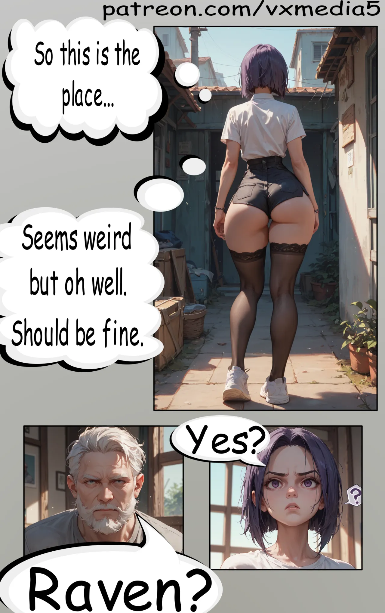 Living with Raven - Part 1 [AI Generated] 3eme image