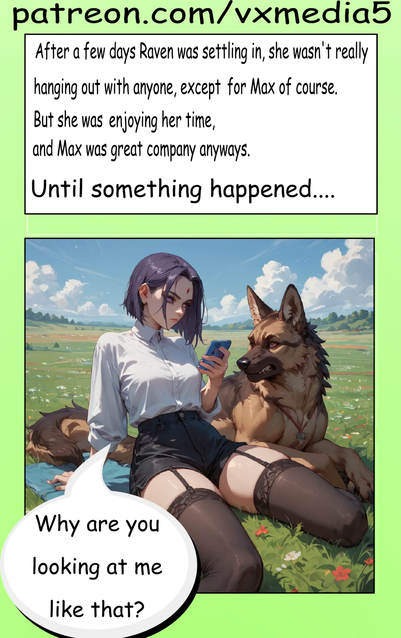 Living with Raven - Part 1 [AI Generated] 8eme image