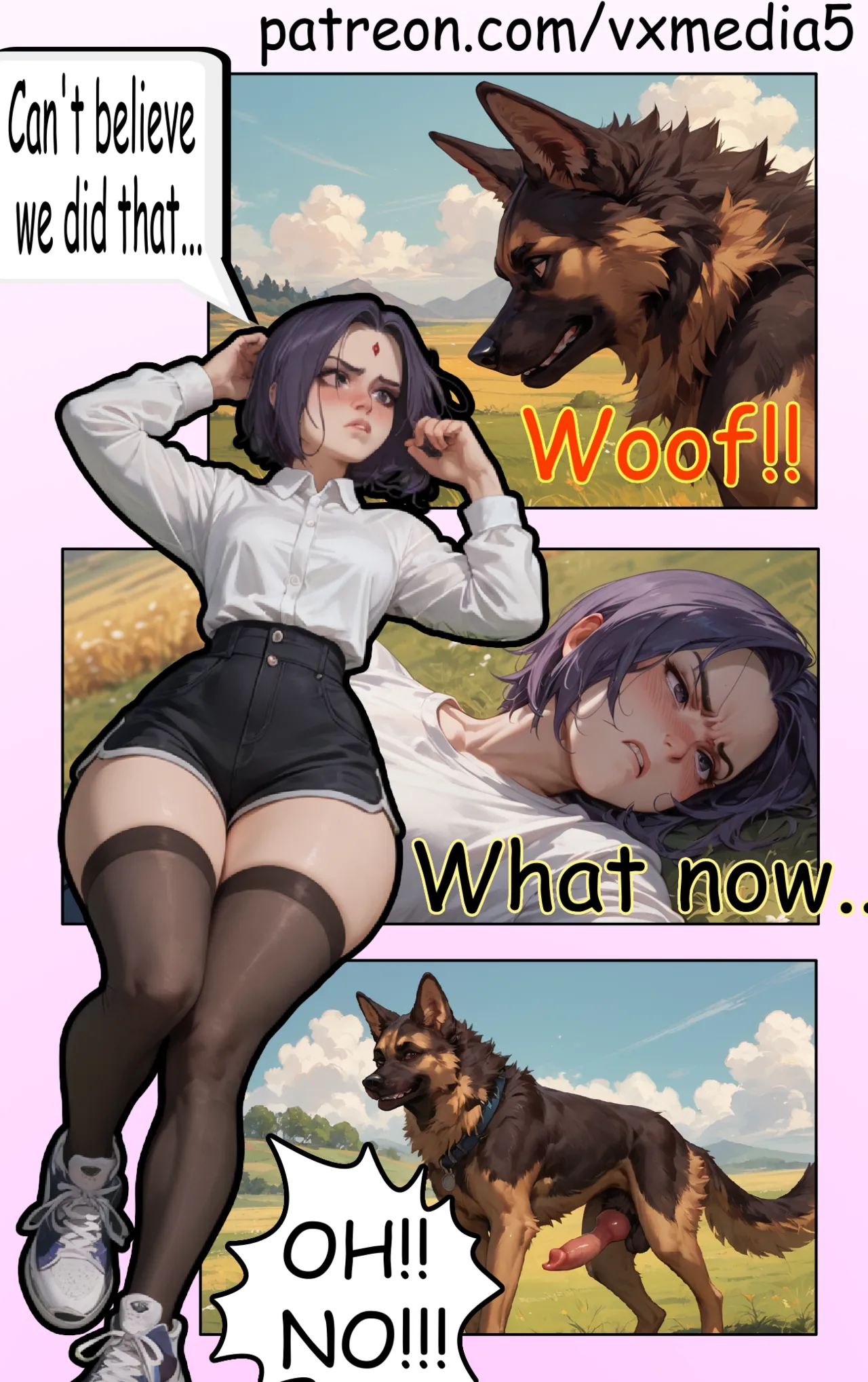 Living with Raven - Part 1 [AI Generated] 10eme image