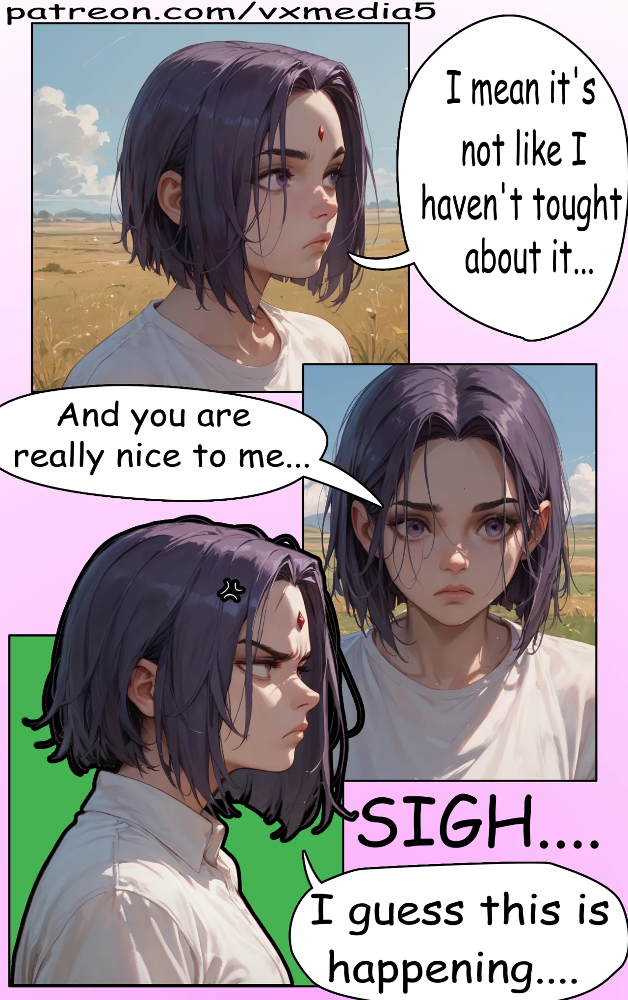 Living with Raven - Part 1 [AI Generated] 12eme image