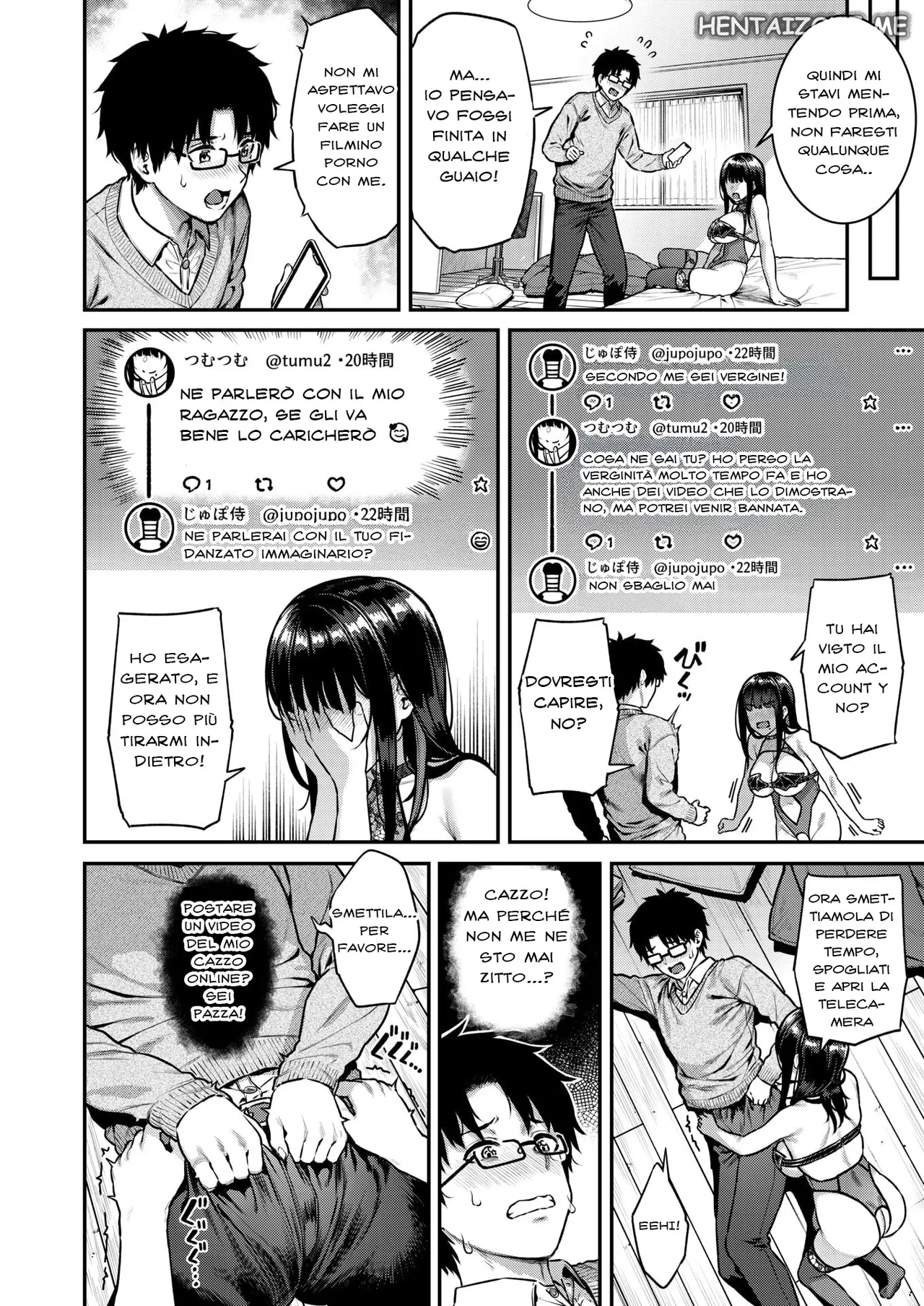 [Sajipen] Uraaka JK wa Mieppari | Account Social Segreto (COMIC Shitsurakuten 2026-02) [Italian] [Digital] Bildnummer 5