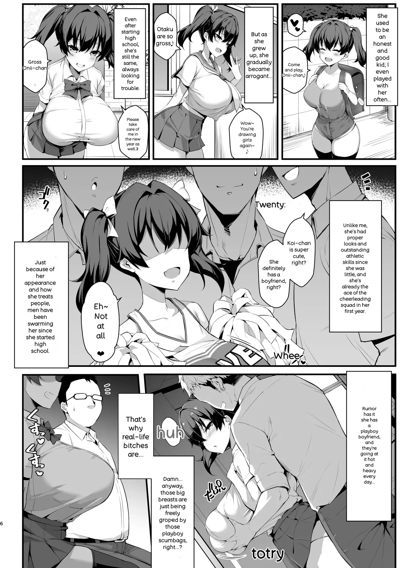 [Yawaraka Taiyou (Shake)] Mesugaki Kouhai Sasoi Uke Hon [English-ENG] [Decensored] [Digital] Bildnummer 6