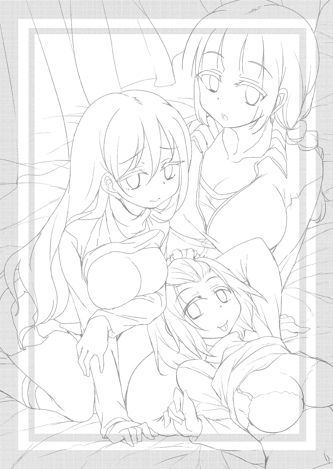 [Sound Sticker (Narusawa Kei)] Nagamori-san-chi no Harem Trio 2 [Chinese] [甜族星人x我不看本子汉化] [Digital] Bildnummer 4