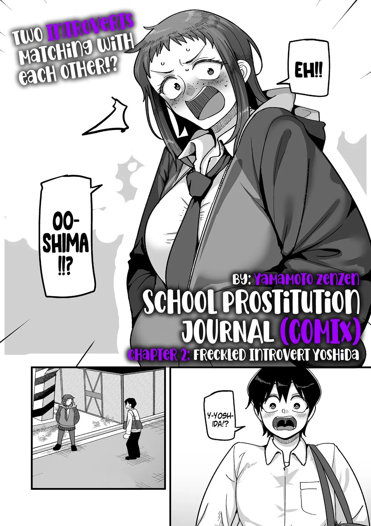 (Yamamoto Zenzen) School Prostitution Journal - Chapter 2 Freckled Introvert Yoshida numero di immagine  1