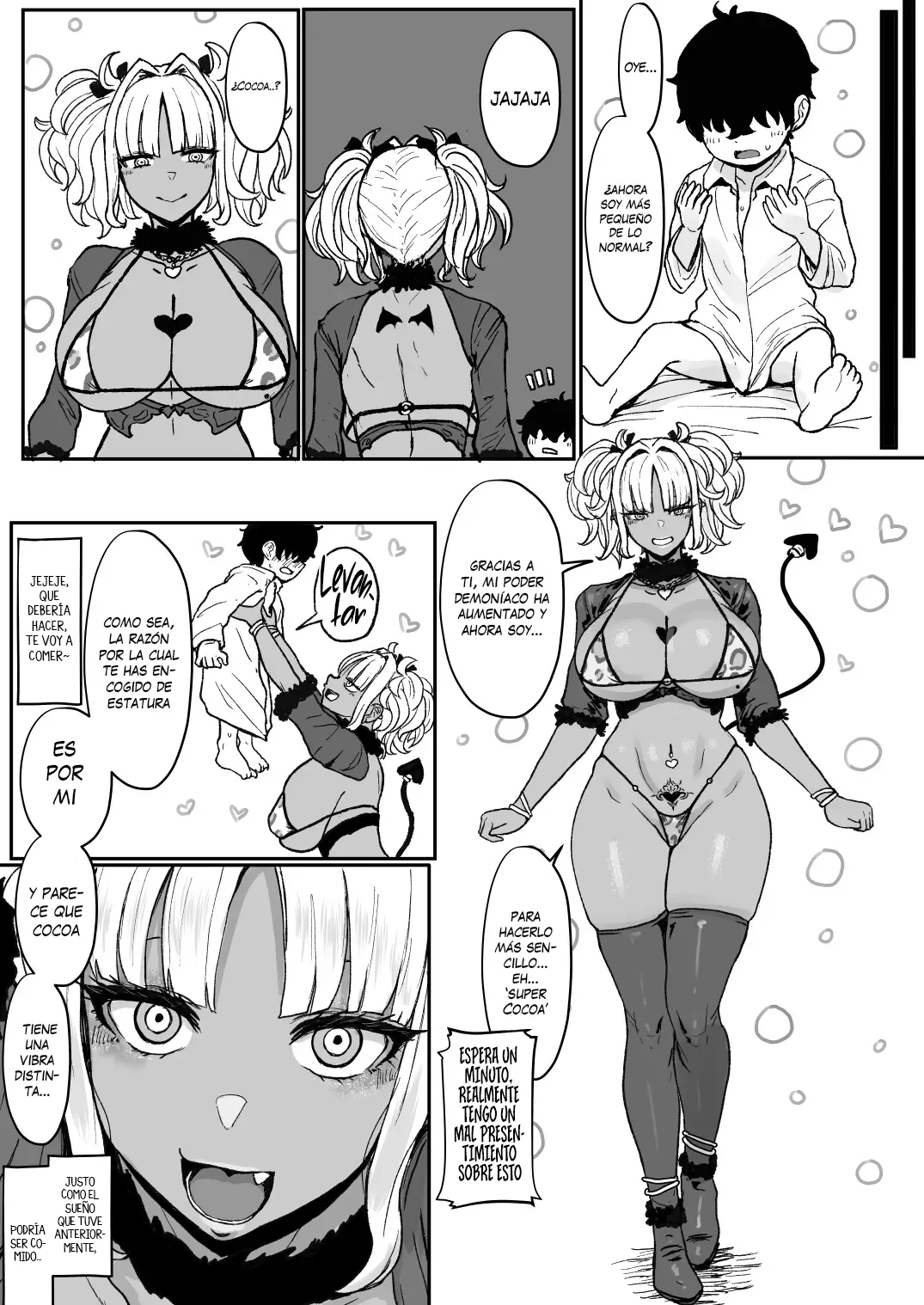 [NOSEBLEED (Miyamoto Issa)] La maid gyaru bronceada sucubo que devora a su maestro 4 image number 30