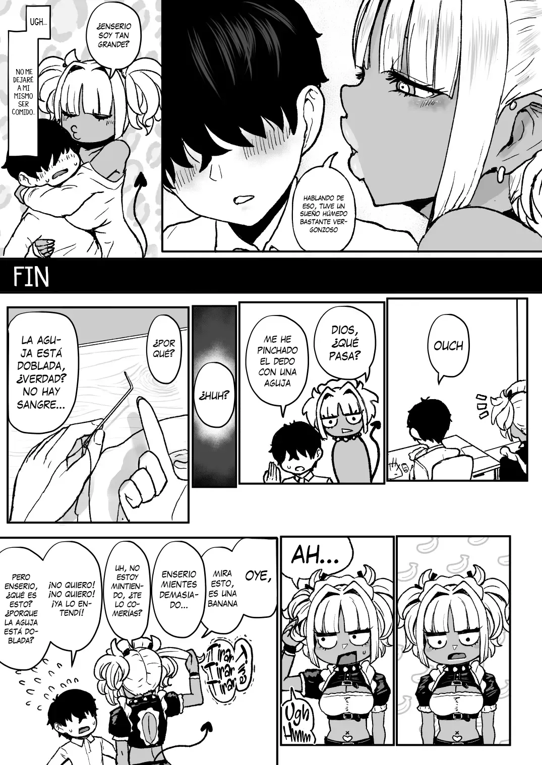 [NOSEBLEED (Miyamoto Issa)] La maid gyaru bronceada sucubo que devora a su maestro 4 image number 36