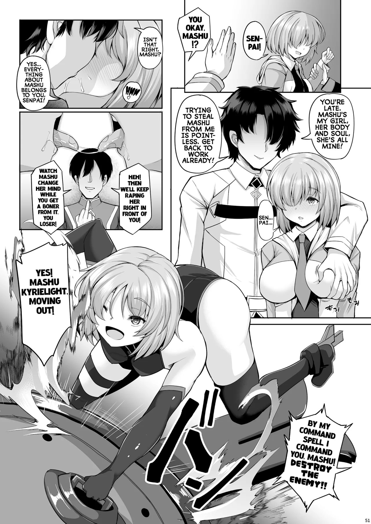 [Rocket Chousashitsu (Koza)] With Senpai, I can do anything (FateGrand Order) [Digital] (English) 이미지 번호 50