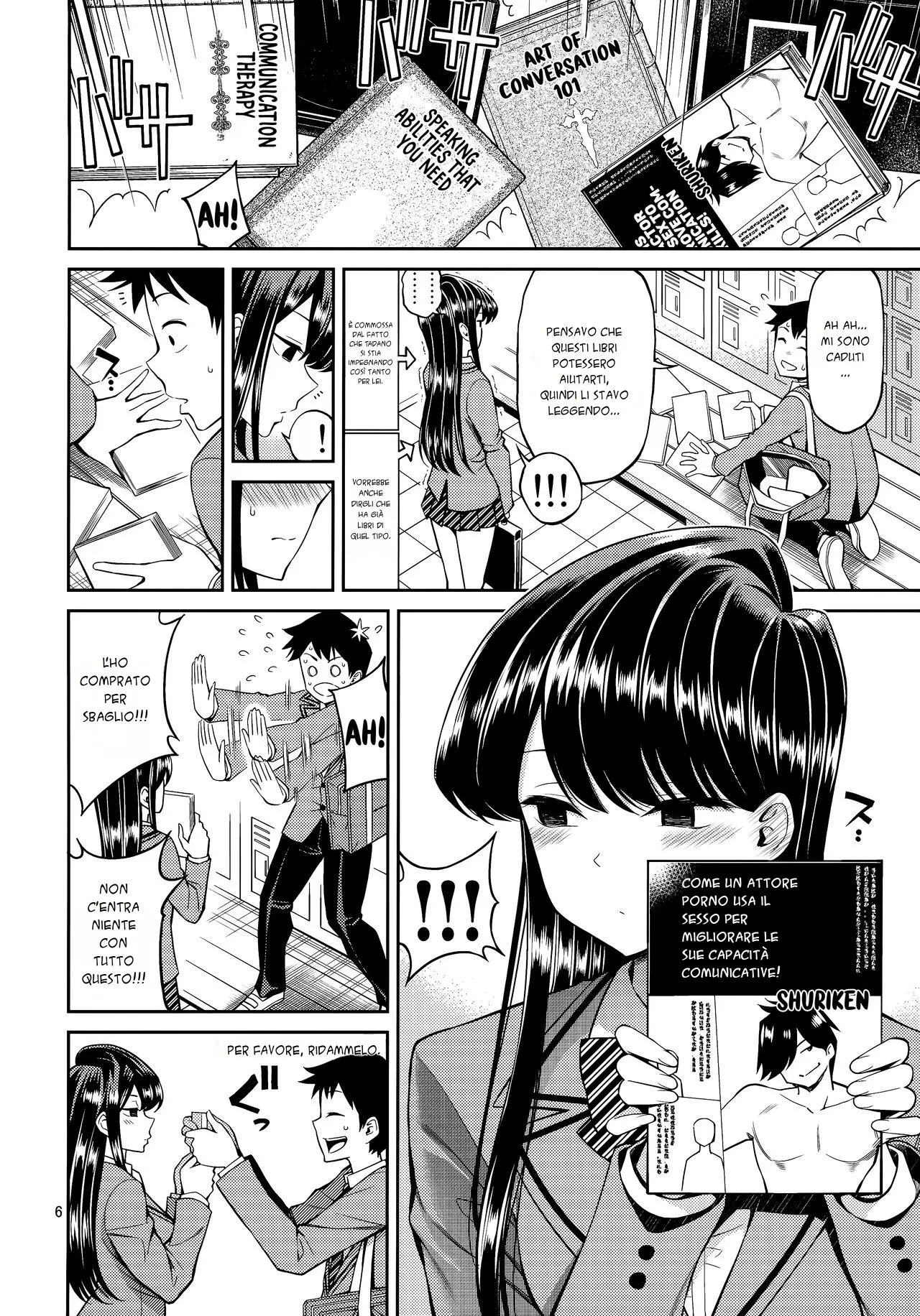 [Popochichi (Yahiro Pochi)] Komi-san wa, Binkan desu. | Molto Sensibile (Komi-san wa, Komyushou desu.) [Italian] 图片编号 5