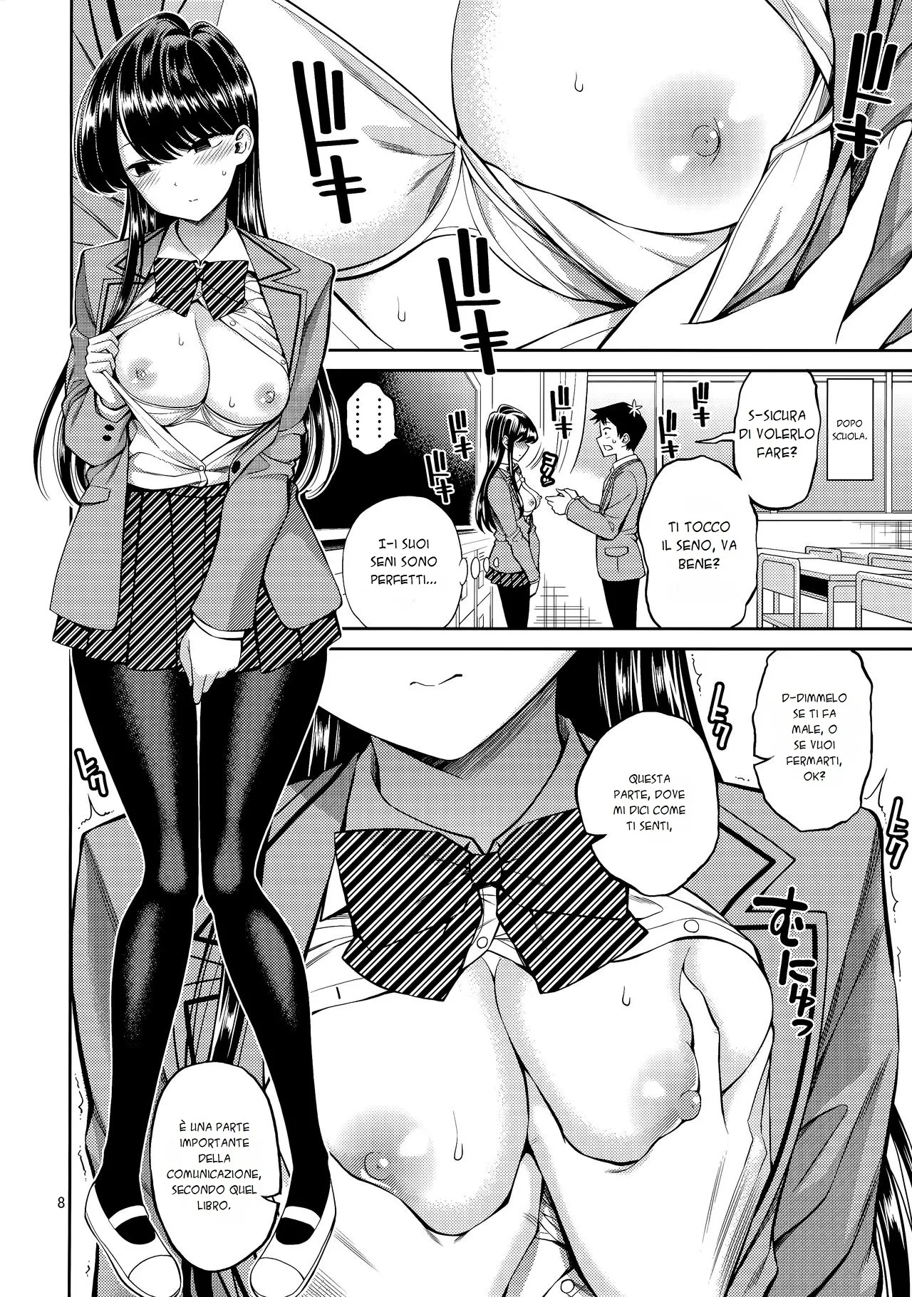 [Popochichi (Yahiro Pochi)] Komi-san wa, Binkan desu. | Molto Sensibile (Komi-san wa, Komyushou desu.) [Italian] 图片编号 7