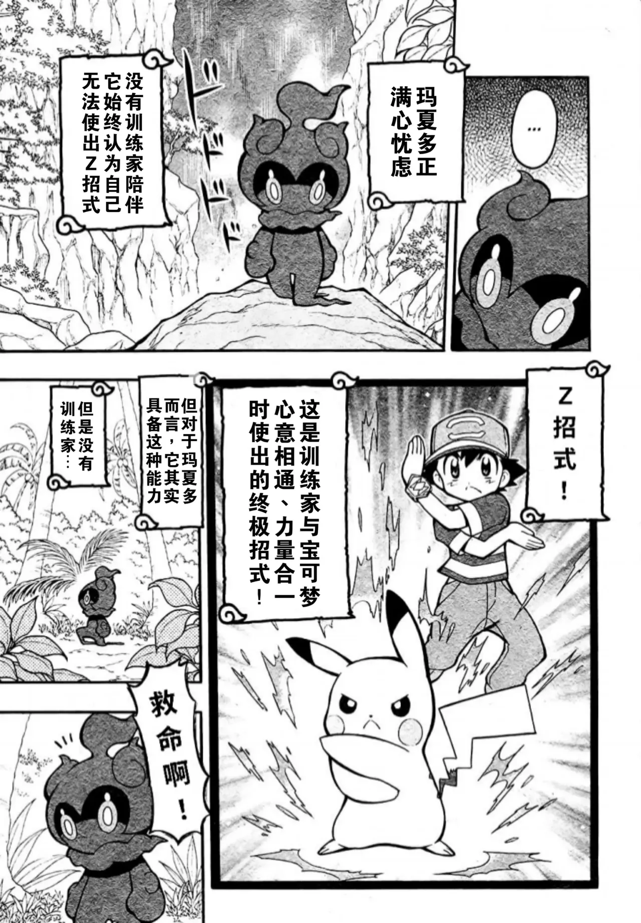 燃烧吧，玛夏多！丨Get Fired Up, Marshadow! [阿龙的个人汉化] image number 4