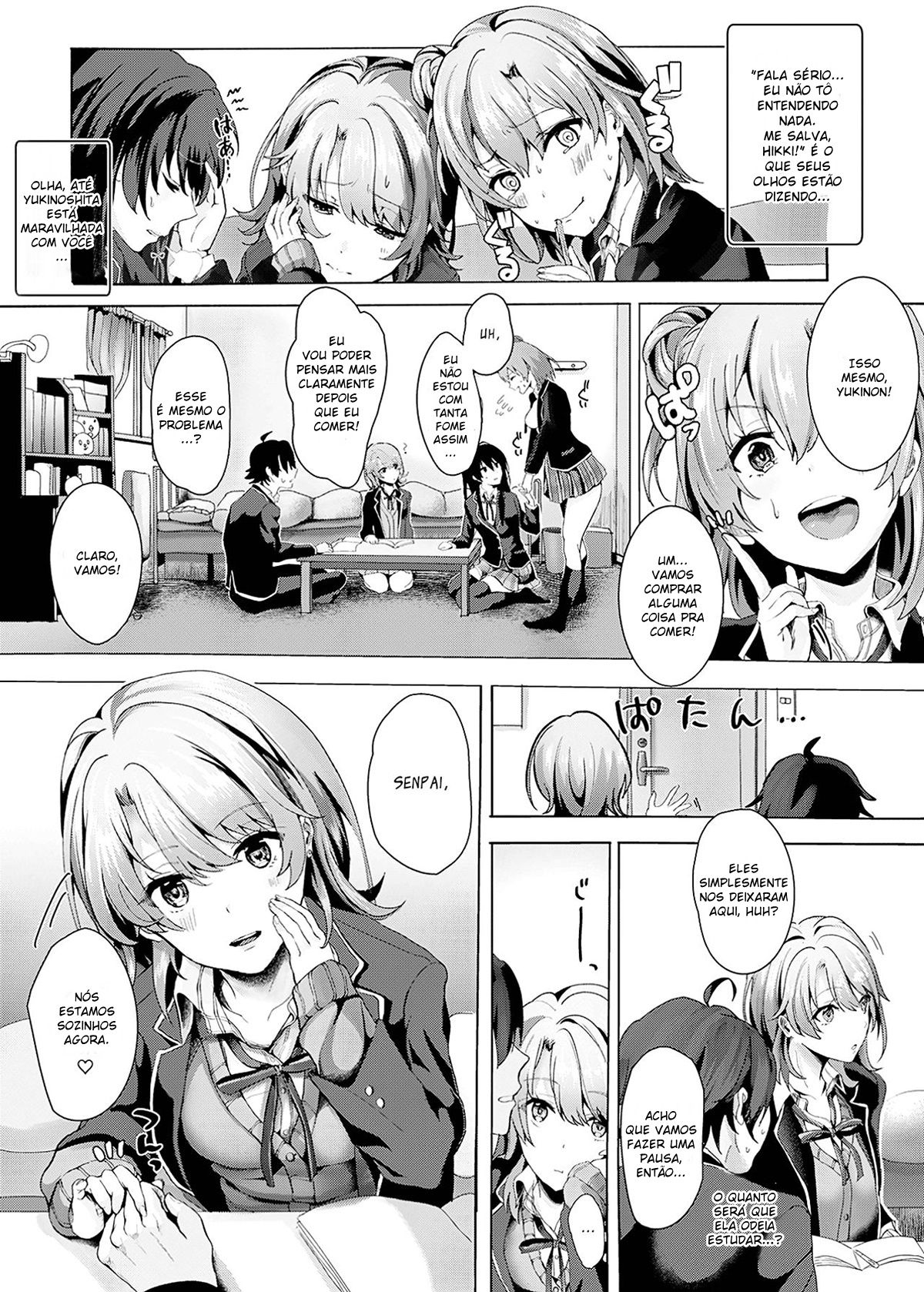 (SC2017 Winter) [Shirojia (Shirono Jia)] Gaman shite, Hoshigatte. (Yahari Ore no Seishun Love Come wa Machigatteiru.) [Portuguese-BR] image number 4