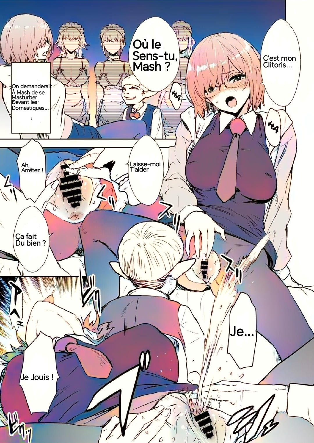 [Manga Super (Nekoi Mie)] Mash to Are suru Ningen Bokujou | Mash est capturée et vendue comme esclave (Fate/Grand Order) [French] [Colorized] [Digital] 이미지 번호 12
