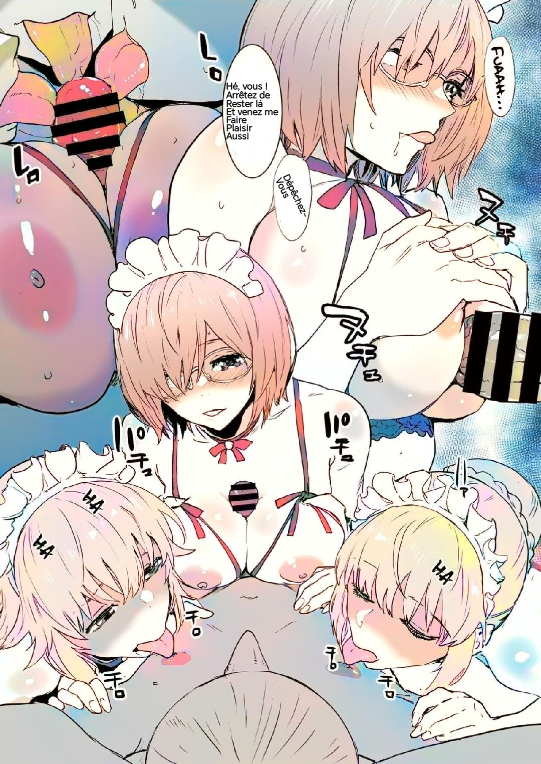 [Manga Super (Nekoi Mie)] Mash to Are suru Ningen Bokujou | Mash est capturée et vendue comme esclave (Fate/Grand Order) [French] [Colorized] [Digital] 이미지 번호 23