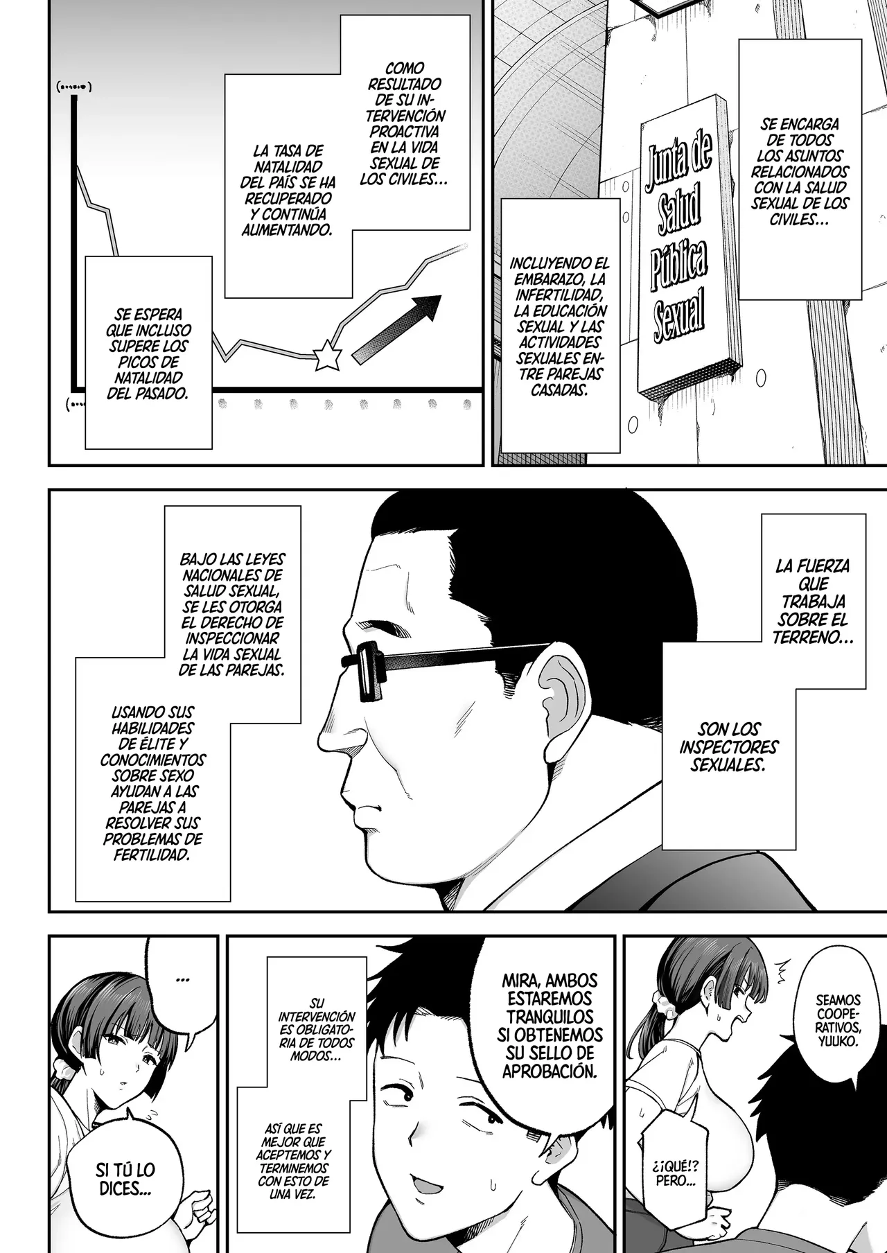 [Golden Bazooka (Gagarin Kichi)] Seimu Chousa wa Totsuzen ni. ~Aisuru Tsuma e no Namahame Chousa~ | Inspección Sexual Sorpresa [Spanish] [MandaloAsiNoma] [Digital] 이미지 번호 5