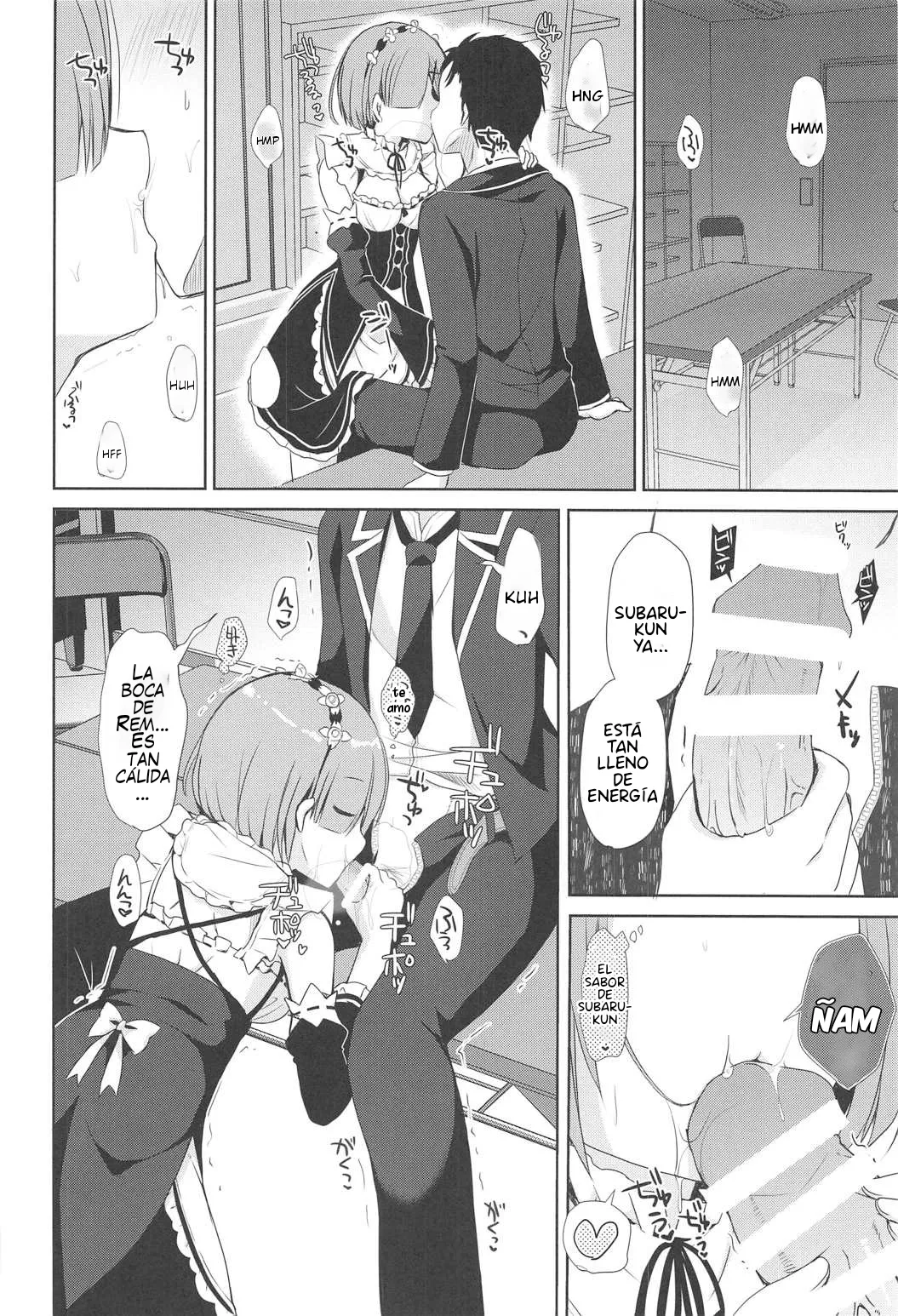 (C91) [moriQ (Mori Airi)] Rem to Naisho na Koto Shimasen ka? (Re:Zero kara Hajimeru Isekai Seikatsu) [Spanish] 图片编号 15