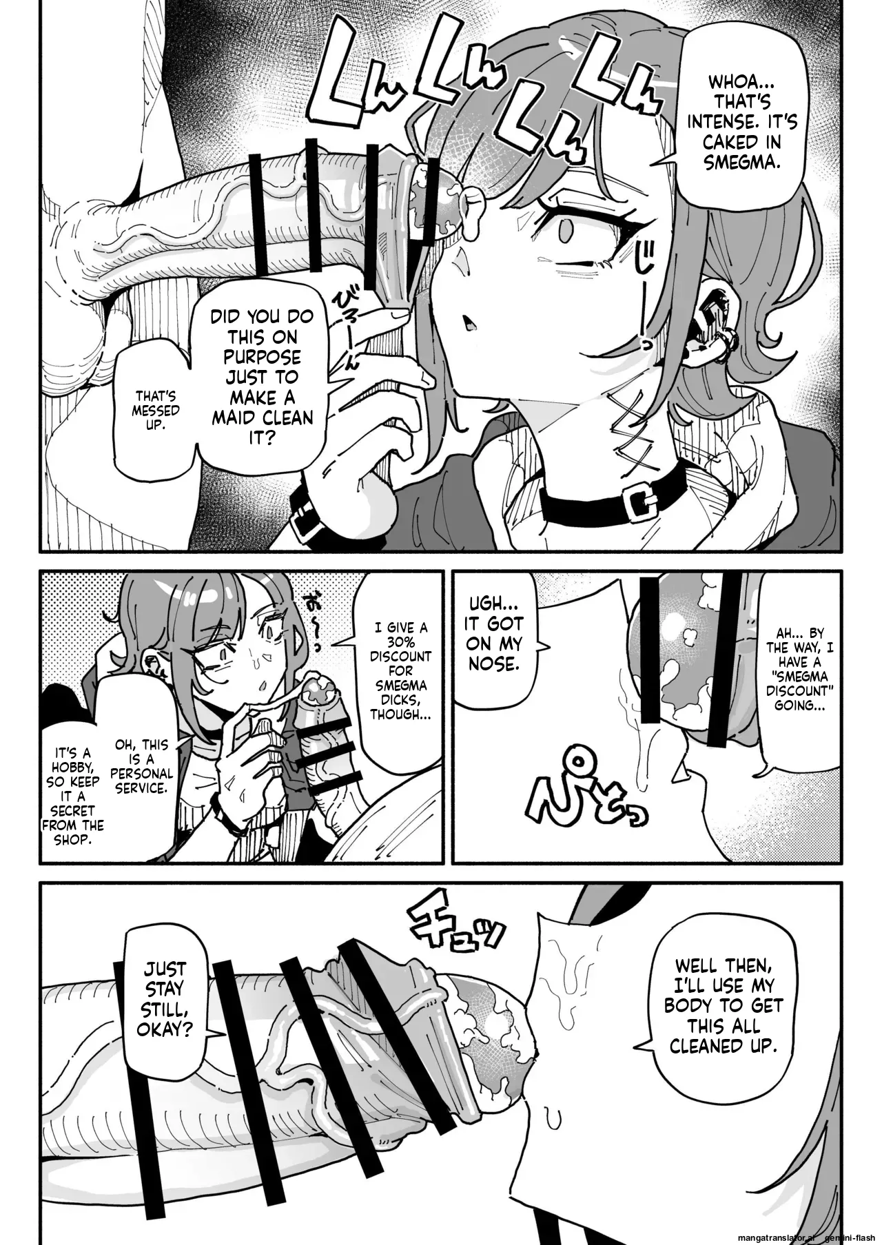 [Yuuki Fuumi] Smegma cleaning duty for phimotic penises (English) image number 5