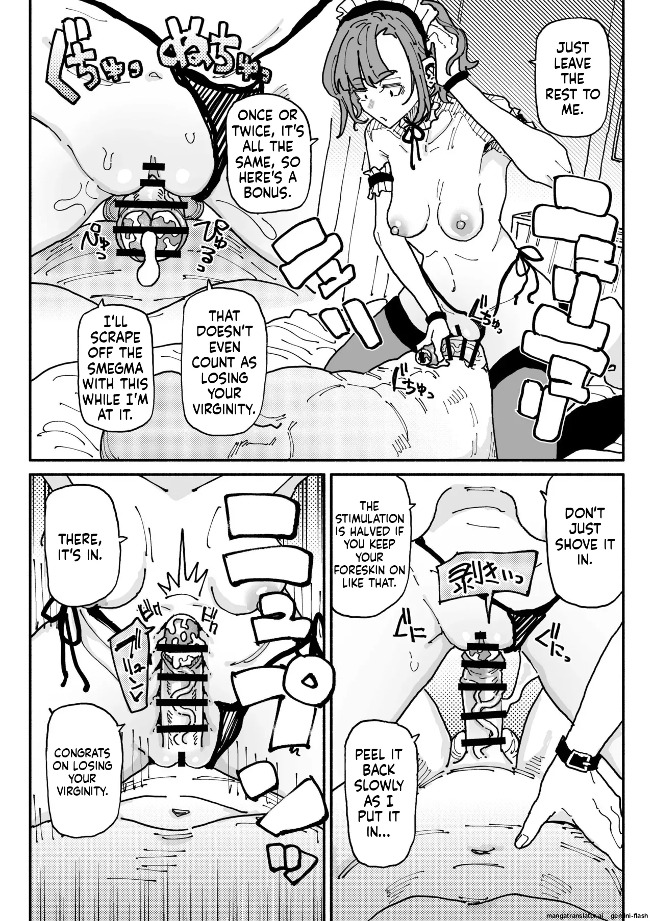 [Yuuki Fuumi] Smegma cleaning duty for phimotic penises (English) image number 28