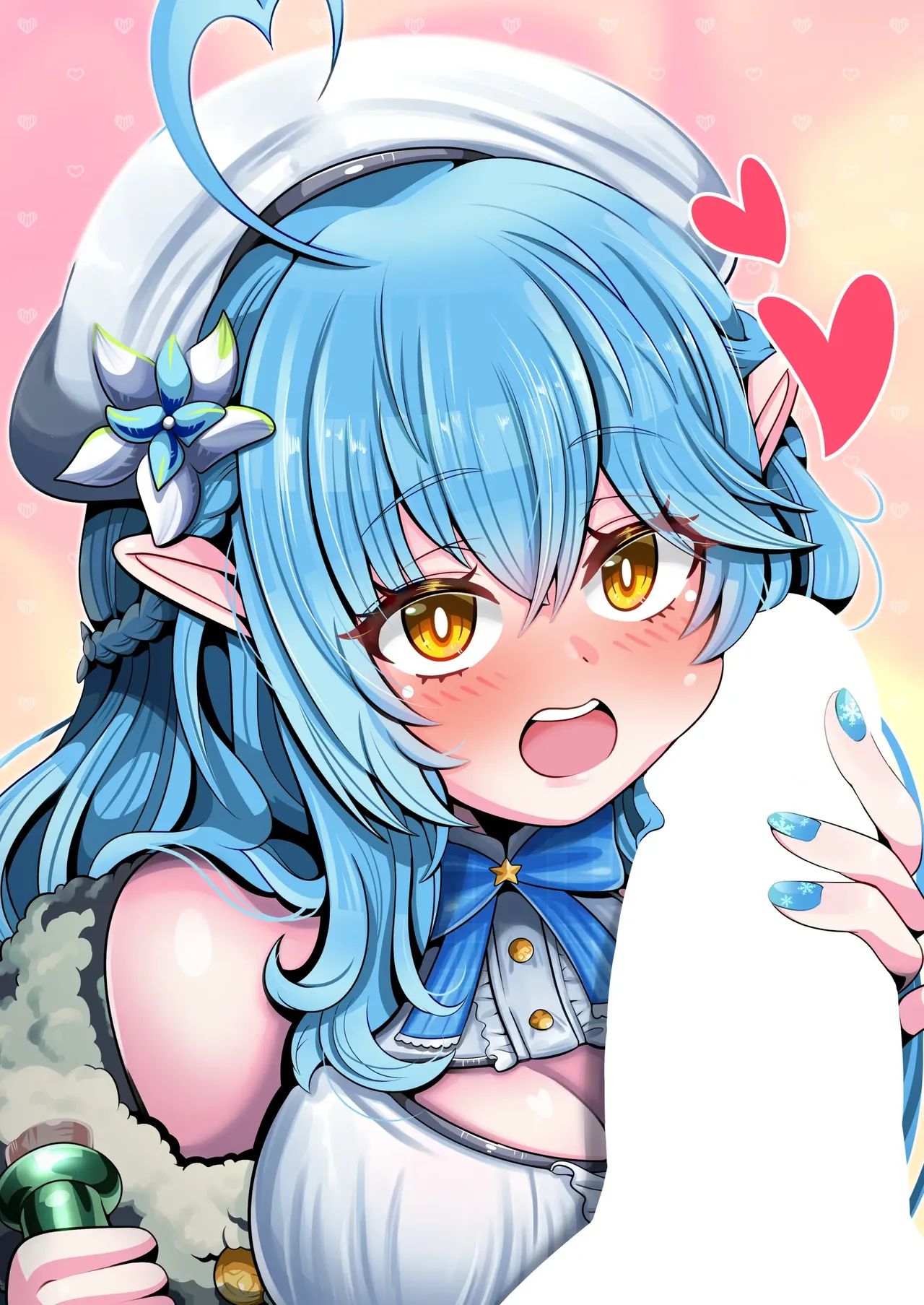 [Minominiya (Minomini)] Futashishi x Lamy  ♥Amateur Edition ♥ (Shishiro Botan, Yukihana Lamy) Bildnummer 18